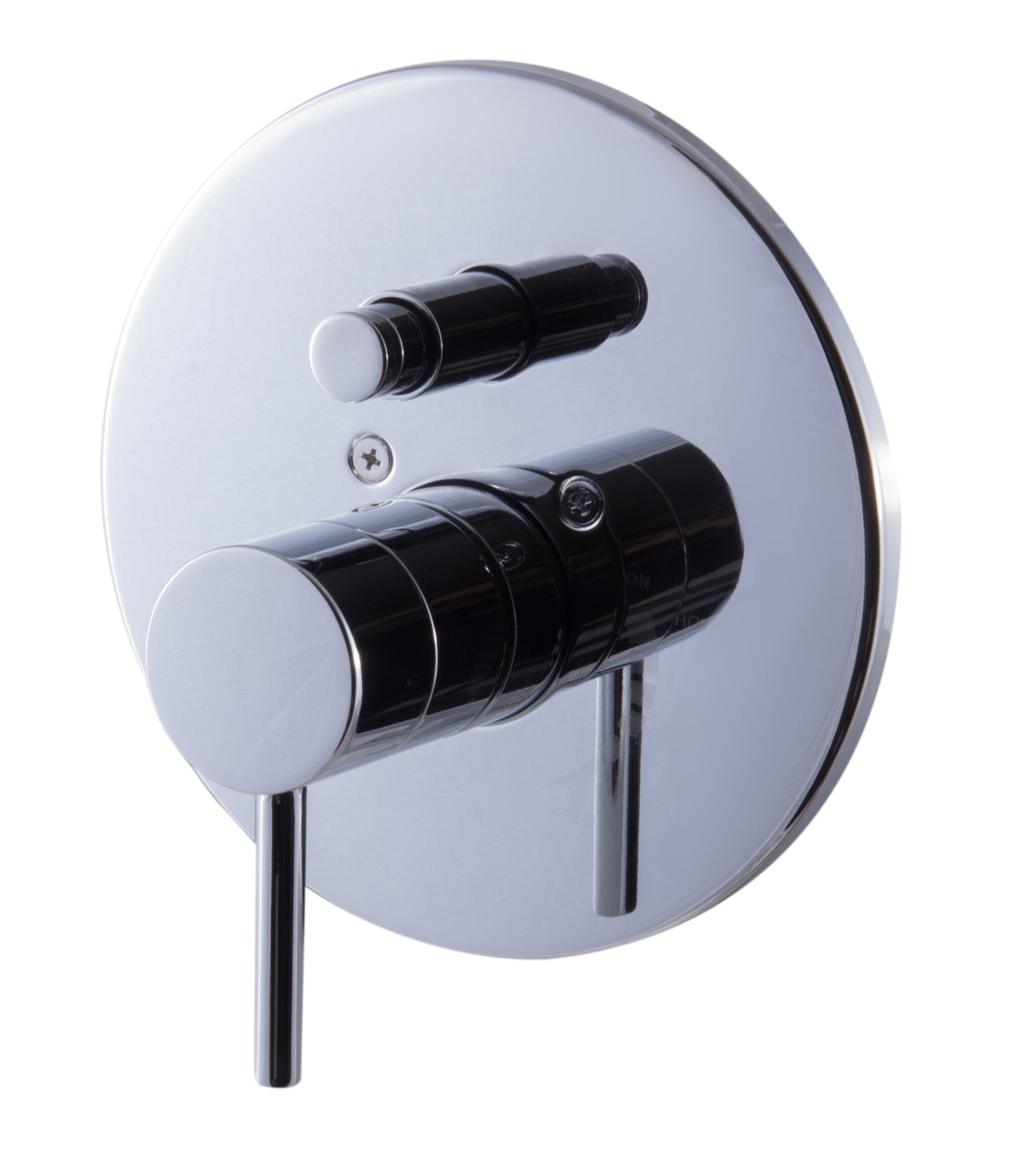 ALFI brand AB1701 Pressure Balanced Round Shower Mixer with Diverter