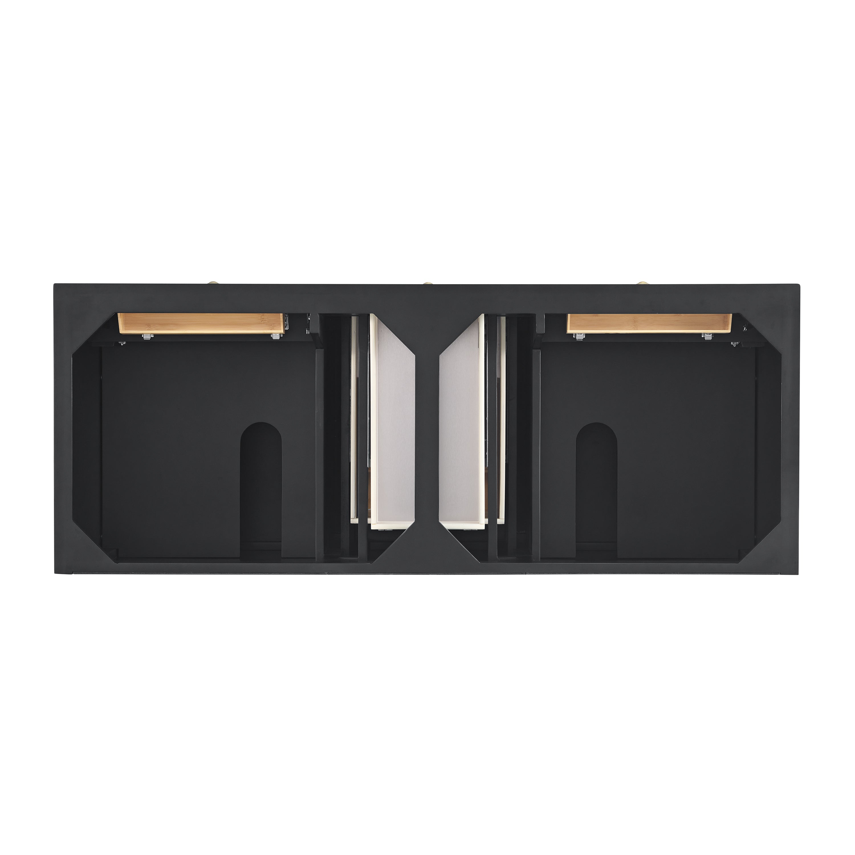 James Martin Lorelai 60" Double Vanity in Black Onyx with 3cm Countertop