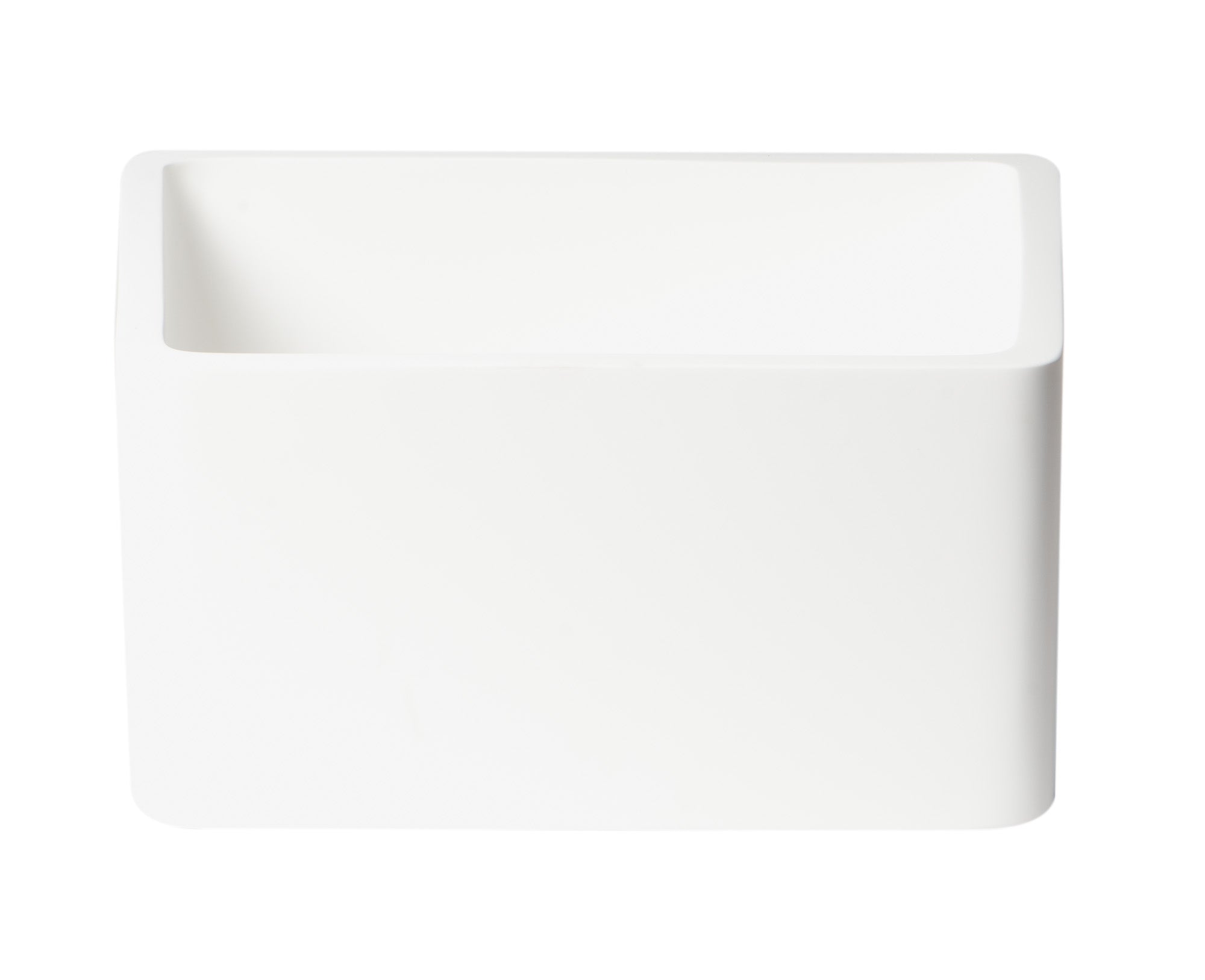 ALFI brand  ABST55 White Matte Solid Surface Resin Bathroom / Shower Stool