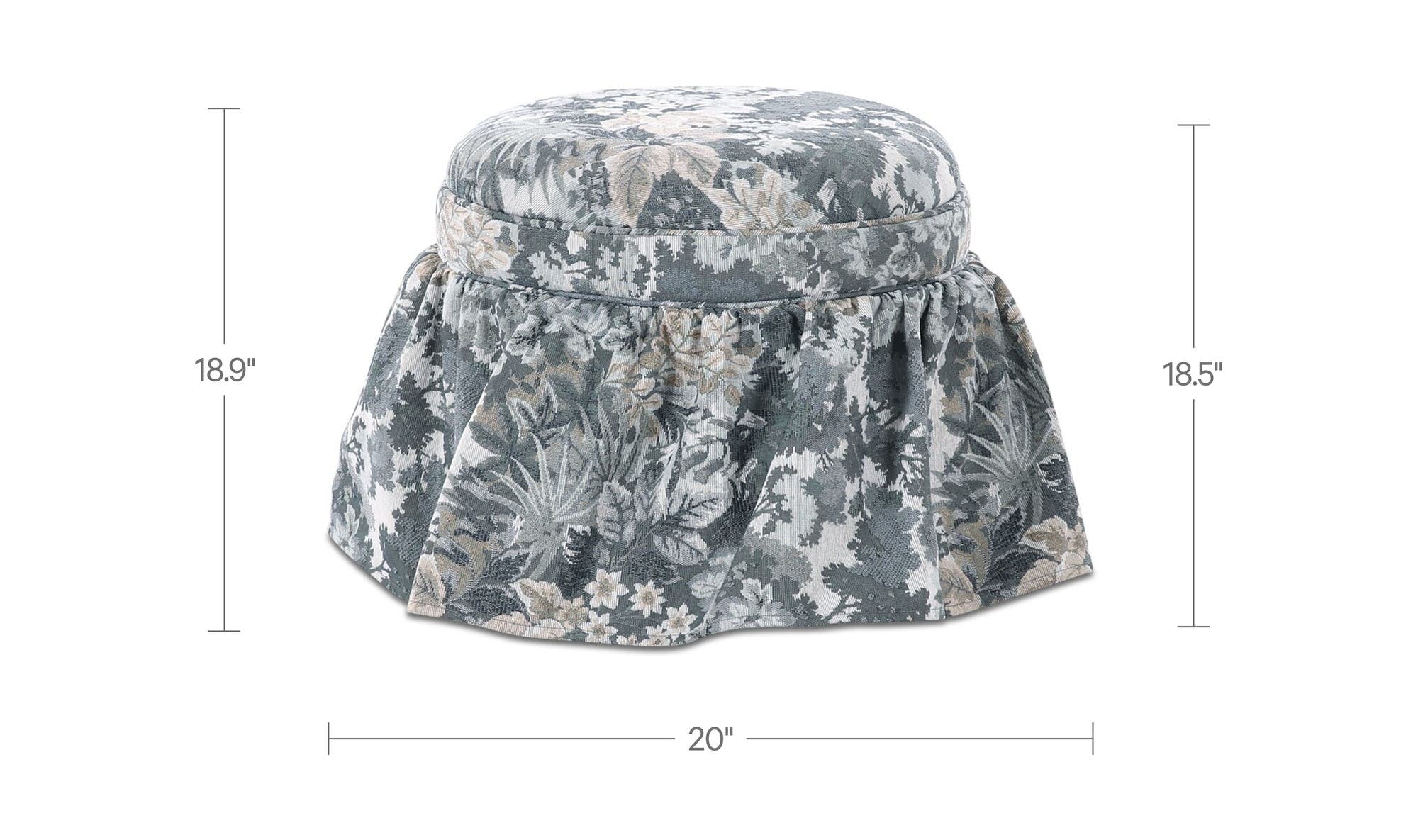 Moes Heidi Storage Ottoman OA-1112