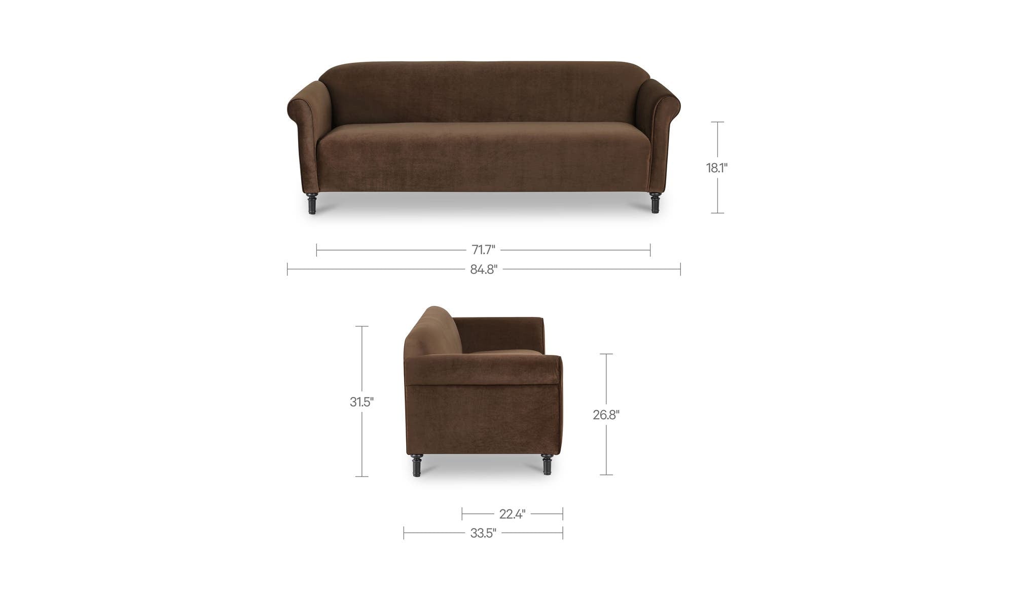 Moes Harmony Sofa OA-1115