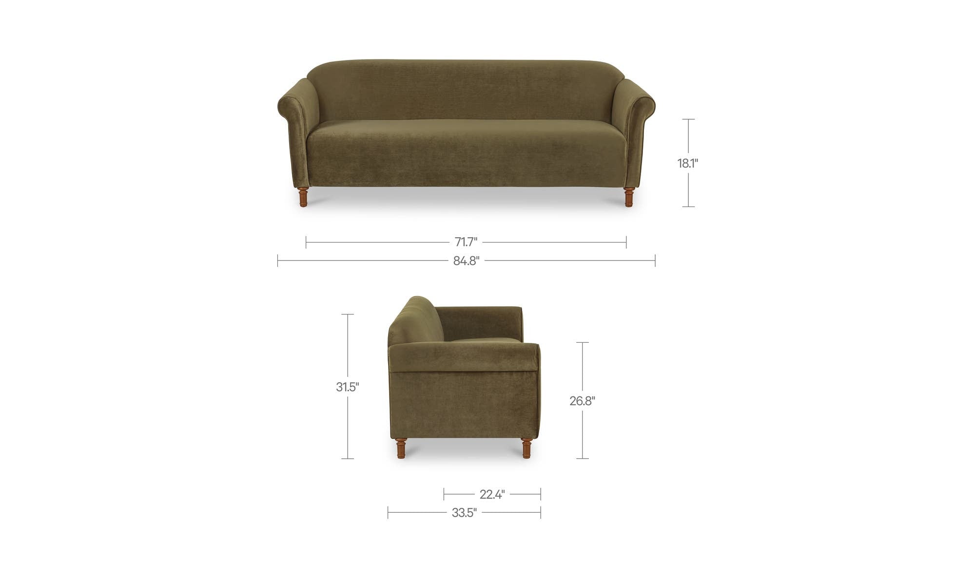 Moes Harmony Sofa OA-1115
