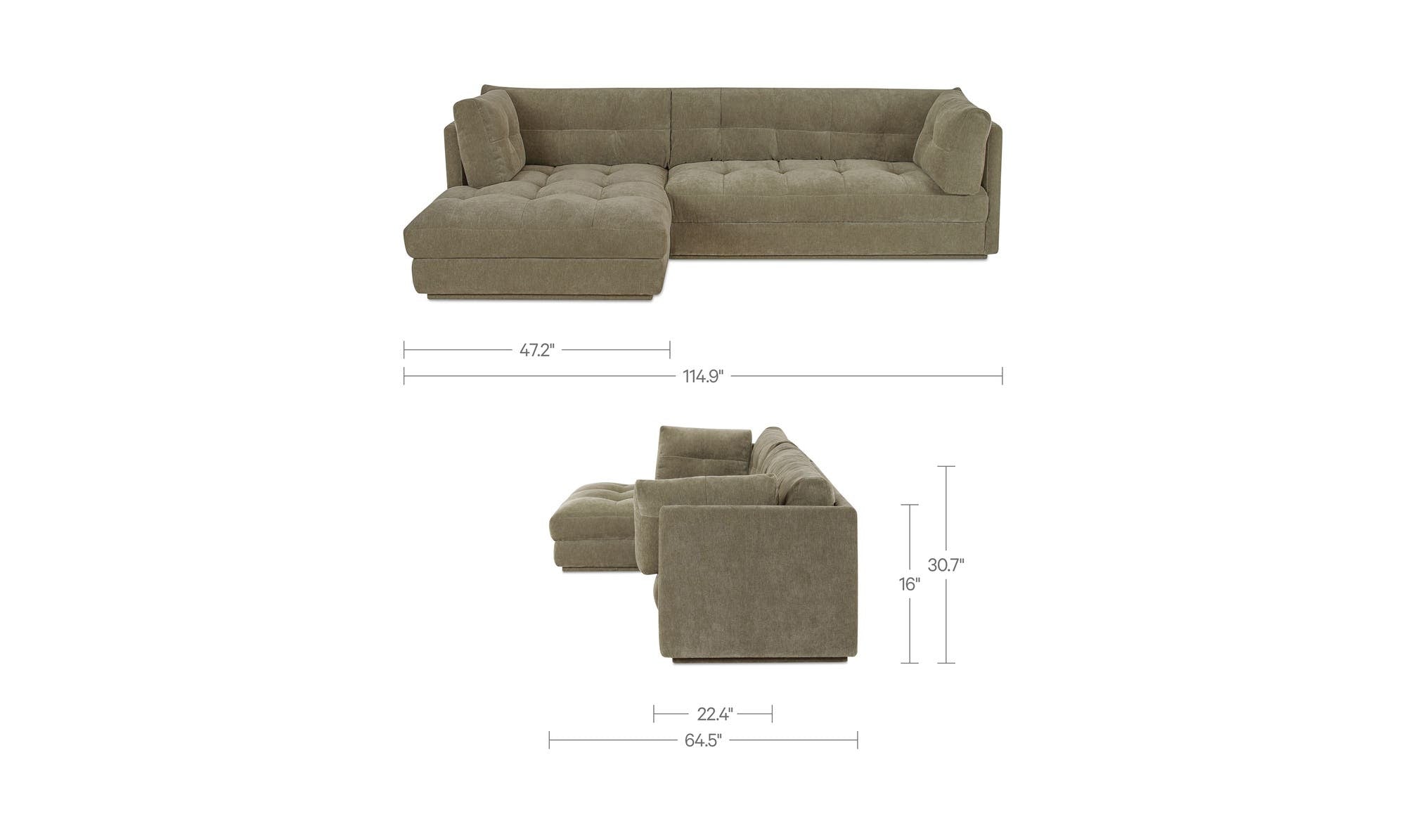 Moes Mischa Left Sectional OA-1116