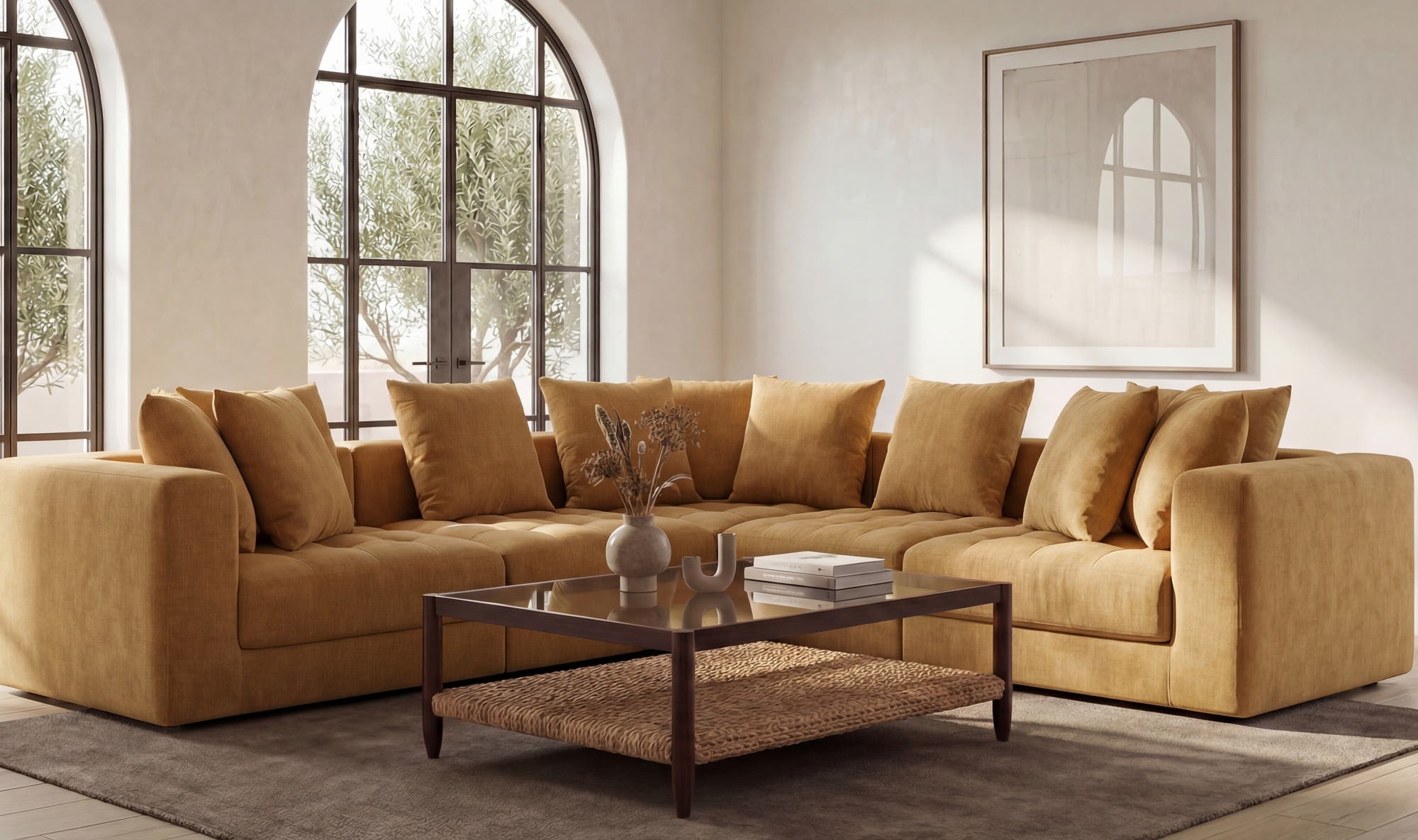 Moes Davie Corner Chair OA-1125