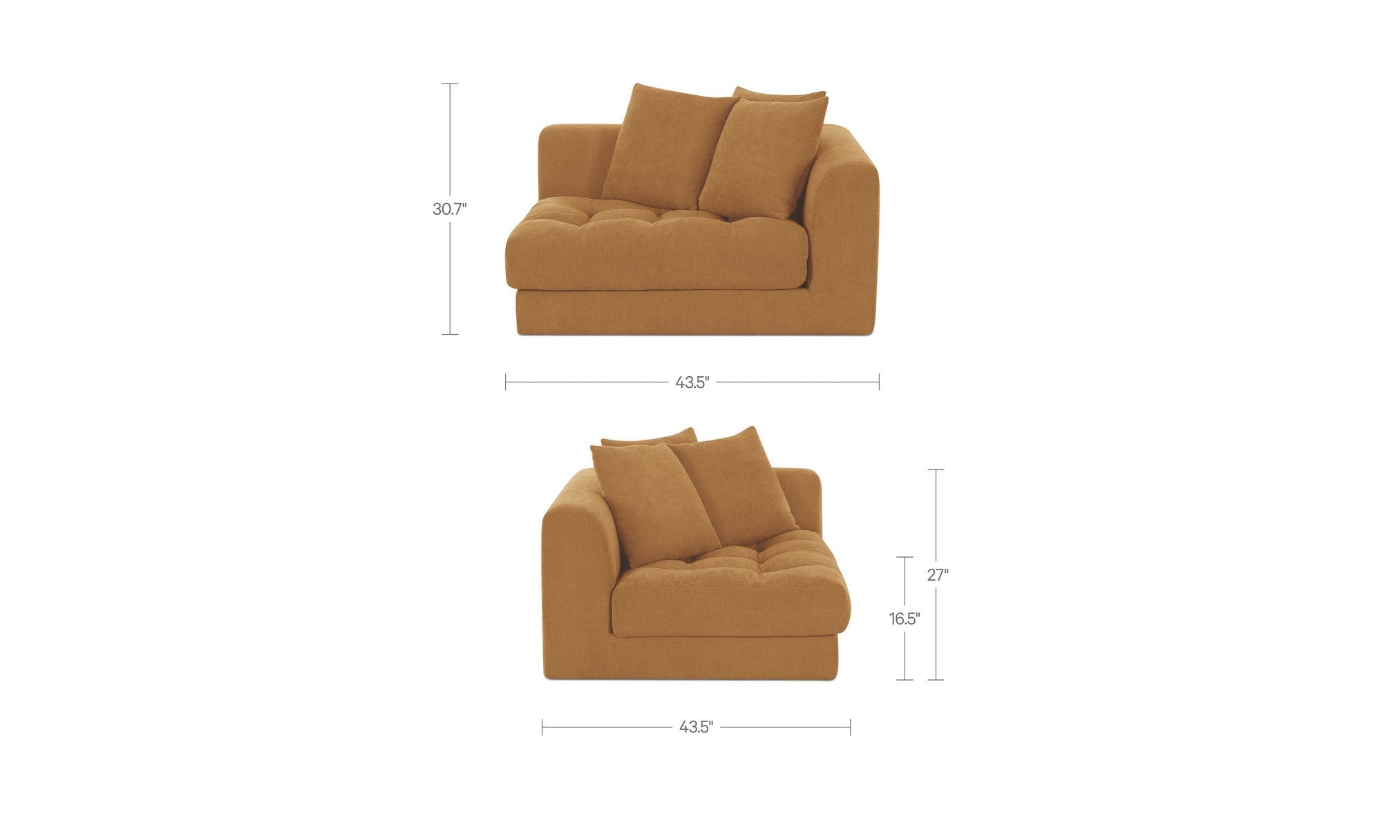 Moes Davie Corner Chair OA-1125