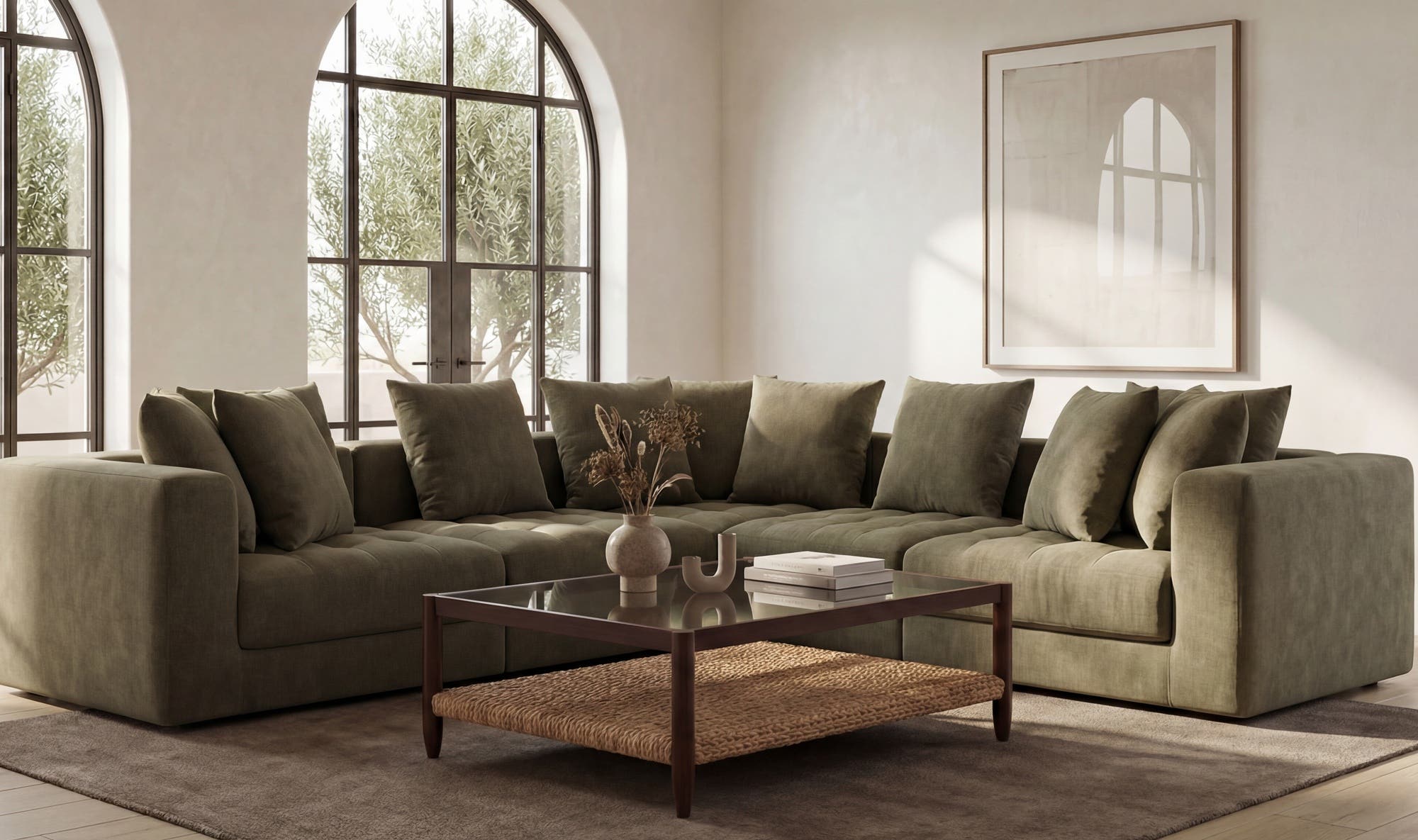 Moes Davie Corner Chair OA-1125