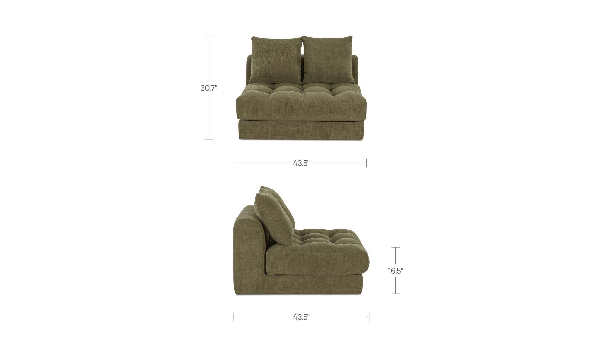 Moes Davie Slipper Chair OA-1126