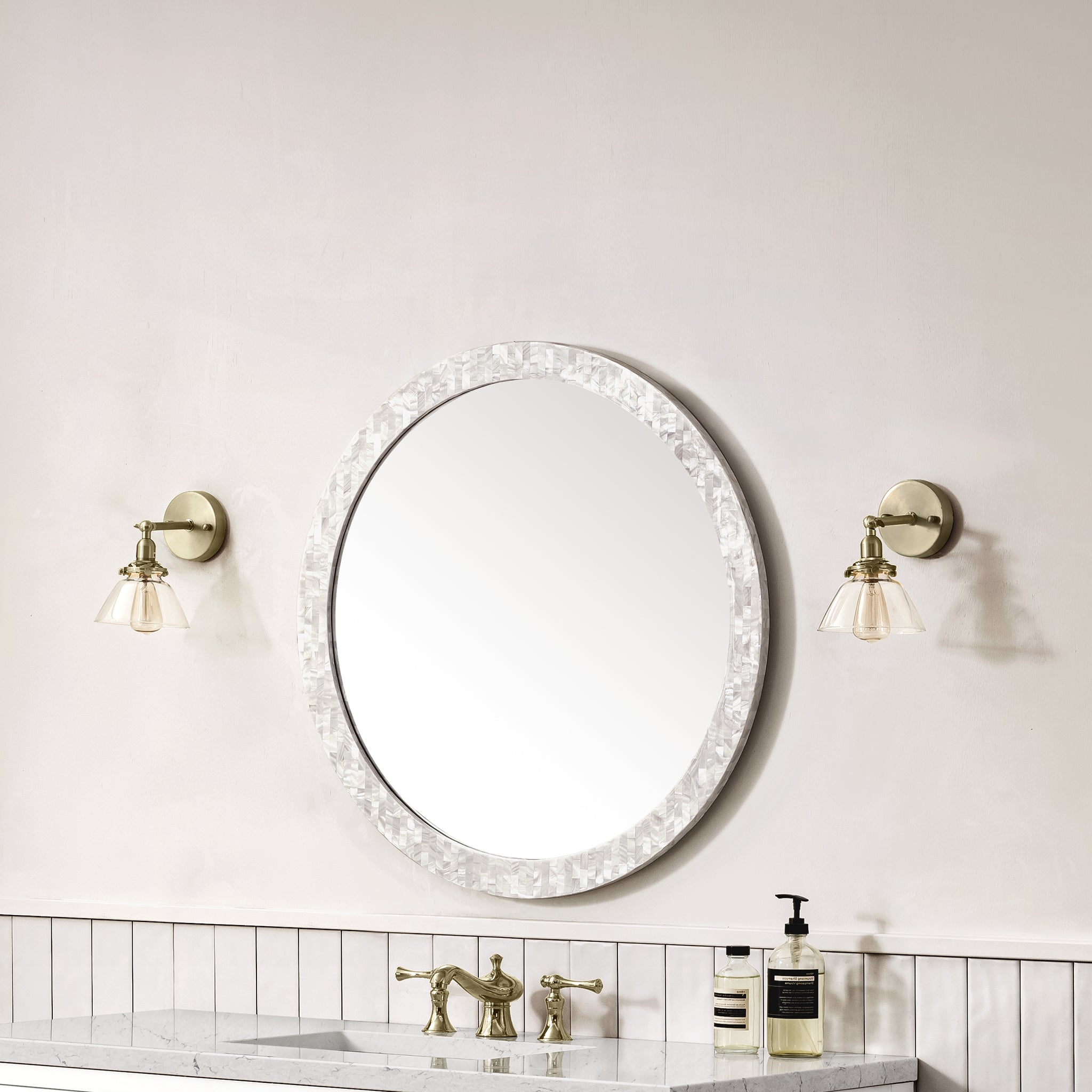 James Martin Callie 30" Round Mirror