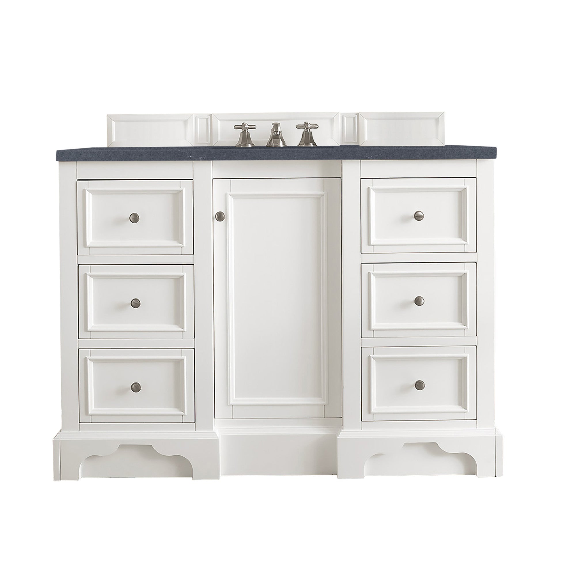 James Martin De Soto 48" Single Vanity in Bright White with 3cm Countertop
