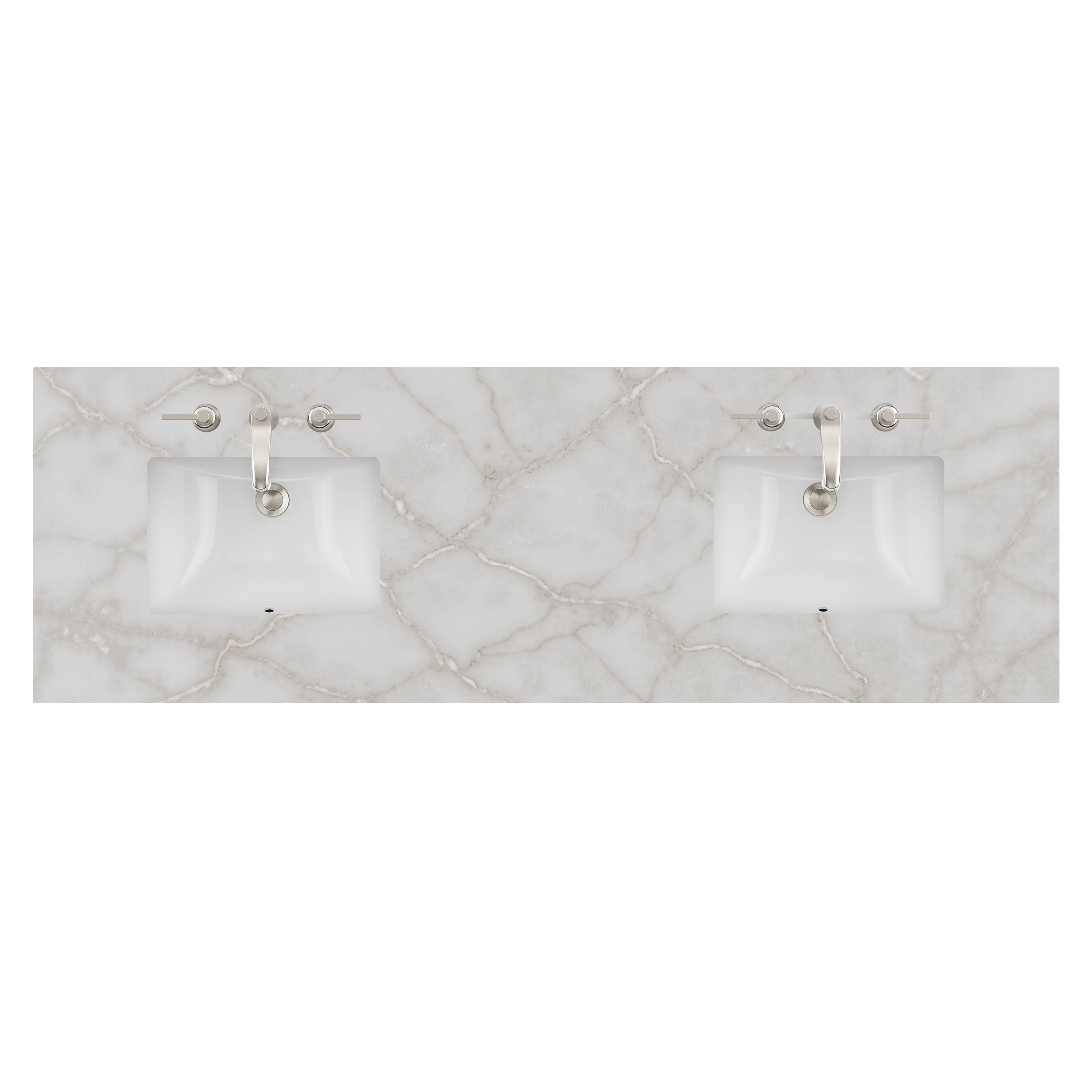 James Martin 72" Double Top with Sink, 3cm