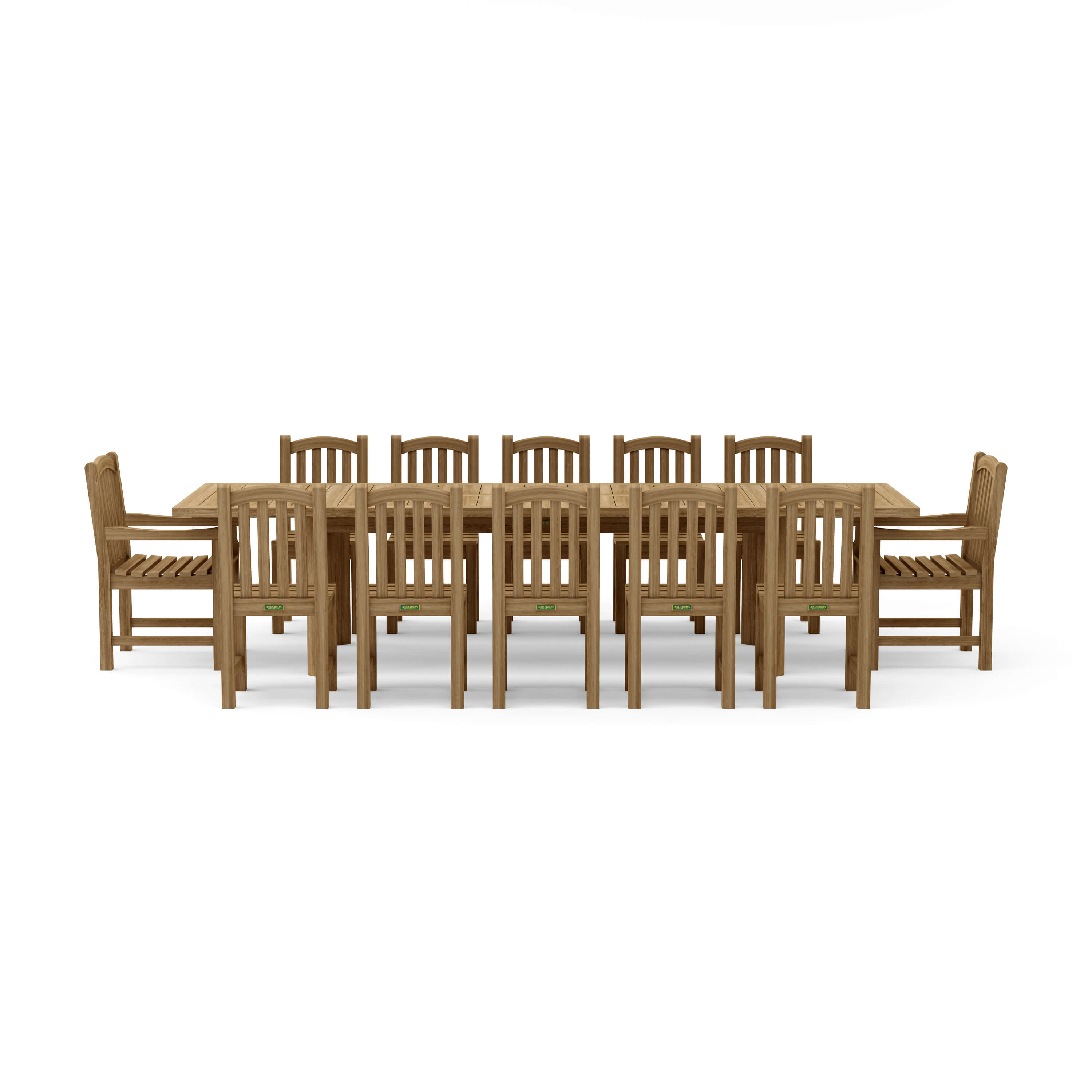 13-Pc Chelsea Rectangular Double Extension Dining Table Set
