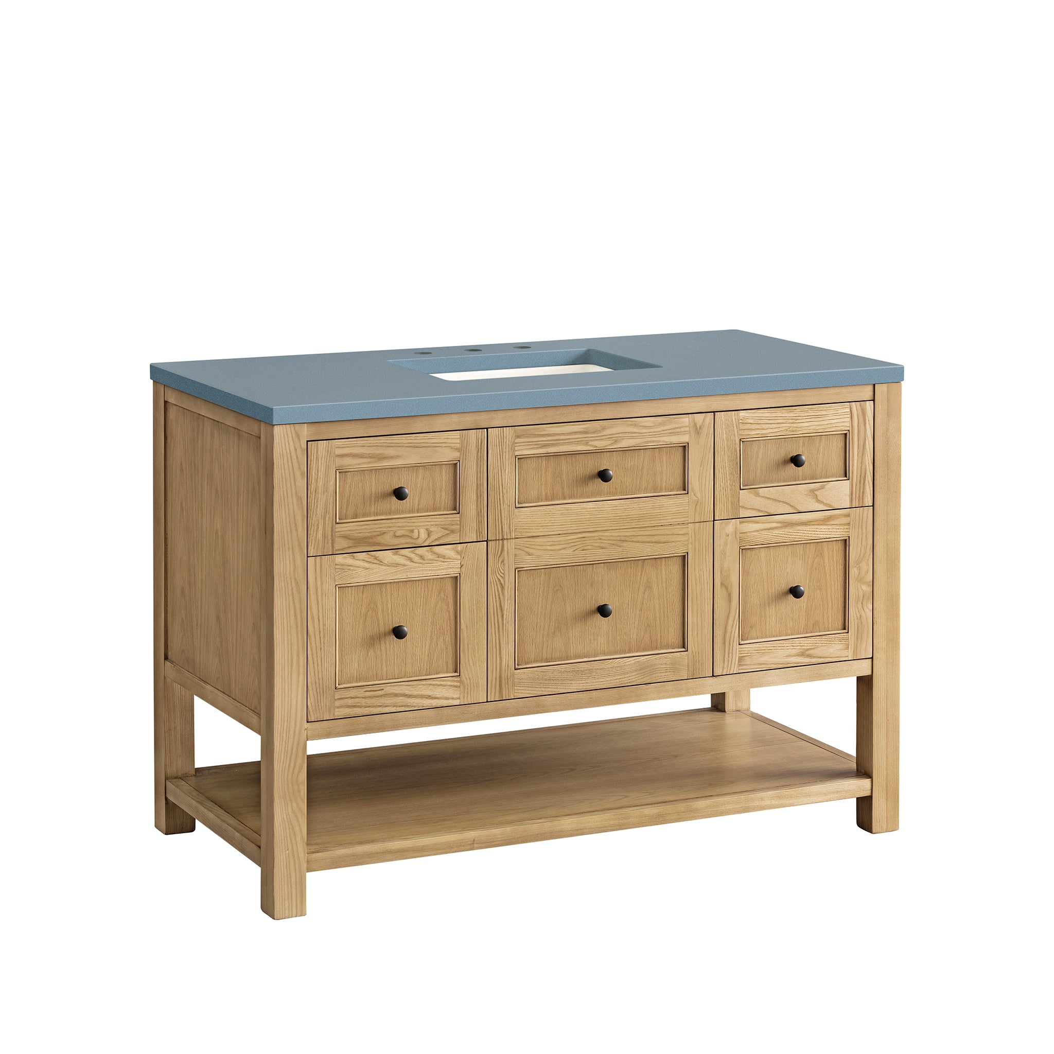 James Martin Breckenridge 48" Single Vanity in Light Natural Oak with 3cm Countertop