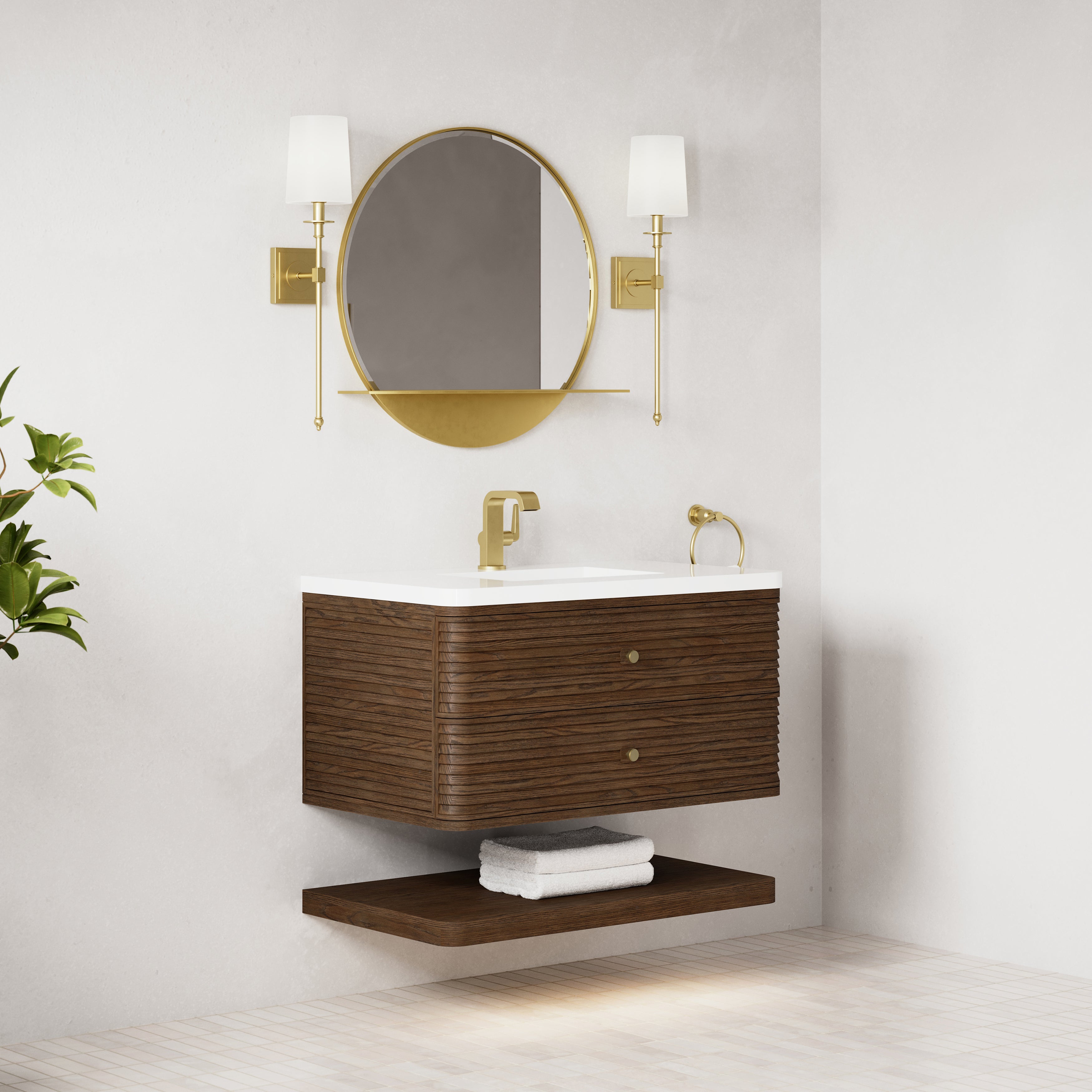 James Martin Allamari 36" Single Vanity in Sable with 3cm Countertop
