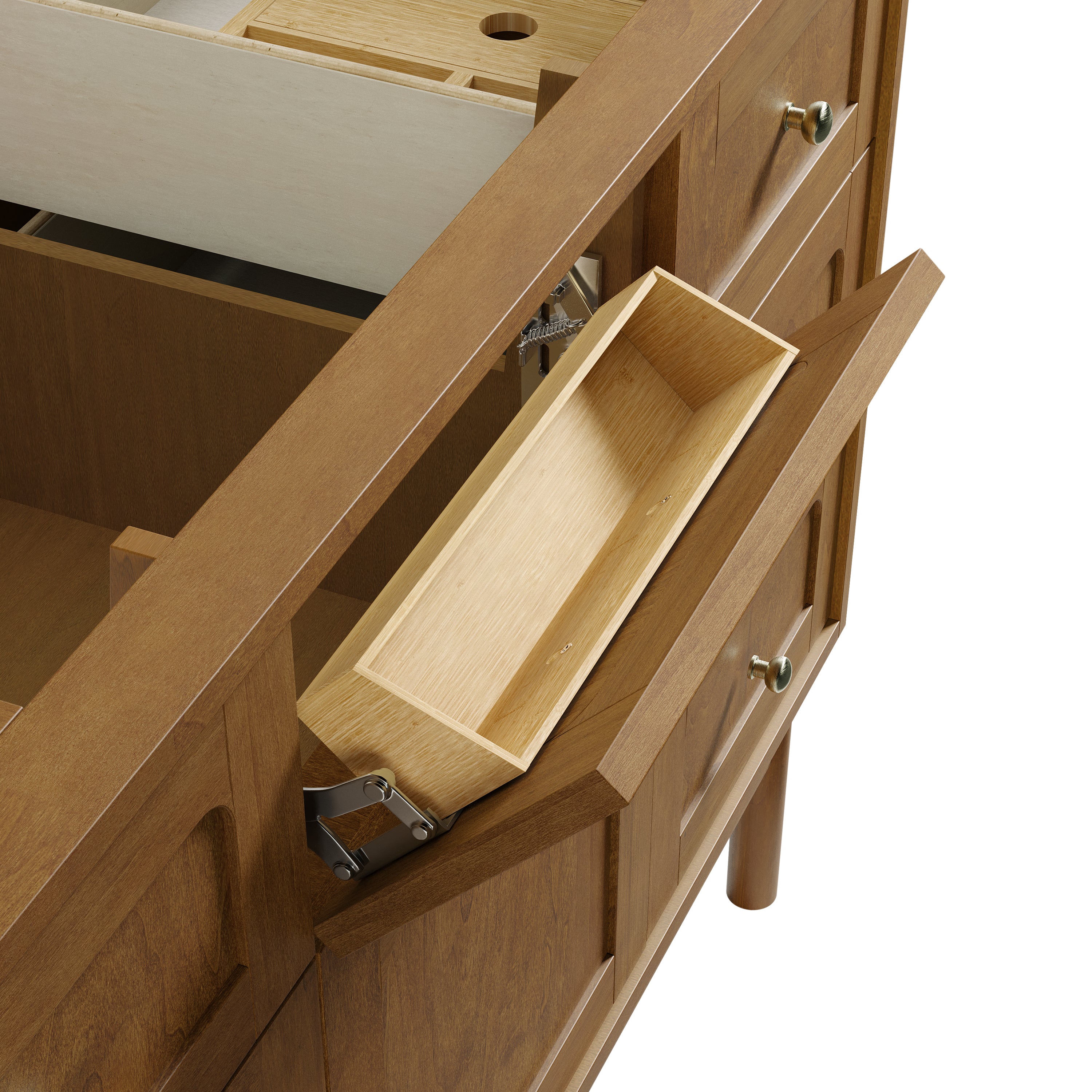 James Martin Laurent 48" Single Vanity in Honey Oak with 3cm Countertop