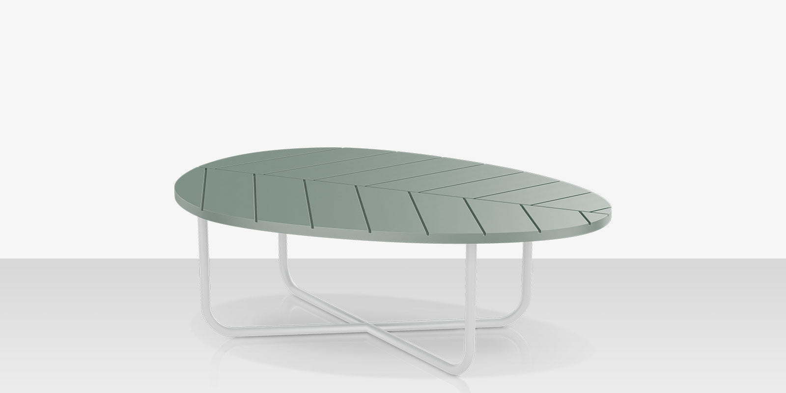 Organic Leaf Nesting Table Large
