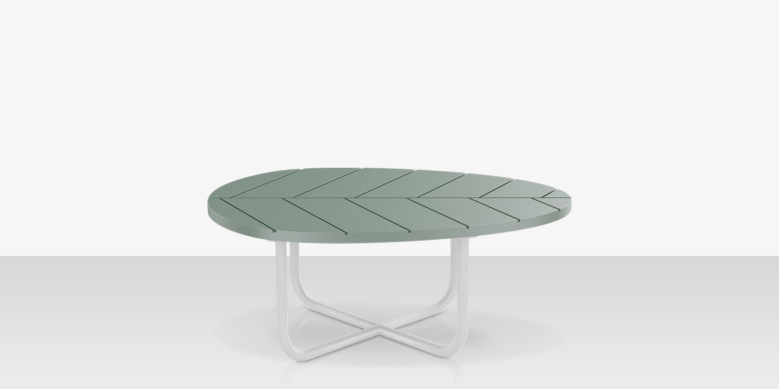 Organic Leaf Nesting Table Small