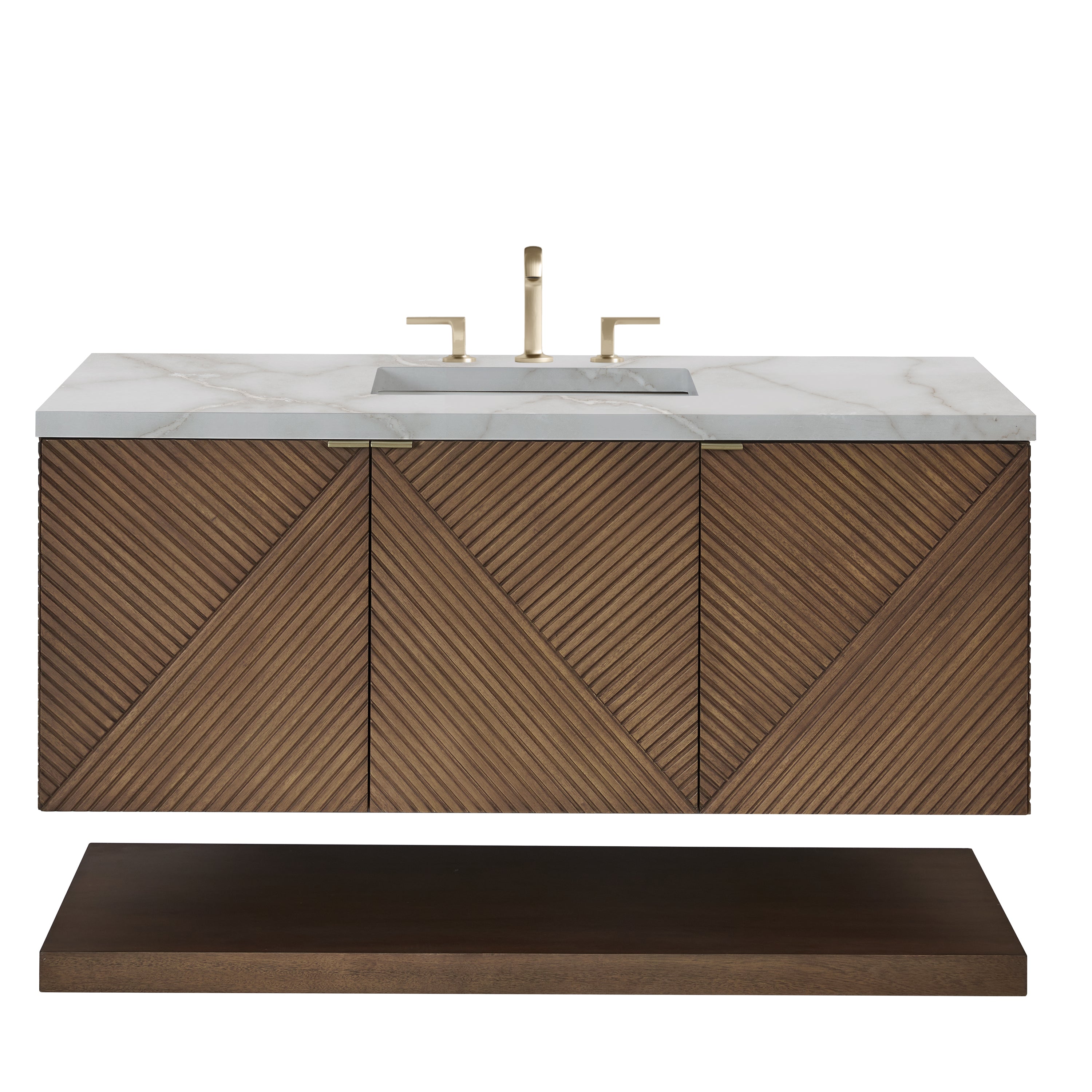 James Martin Marcello 48" Single Vanity in Chestnut with 3cm Countertop