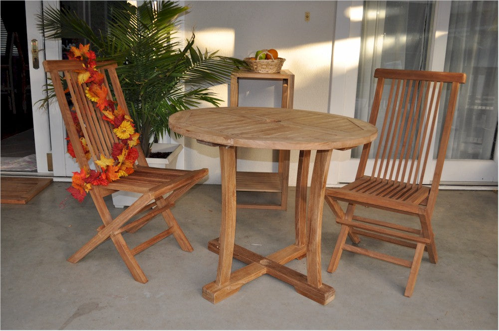 Descanso Bristol 3-Pc Dining Table Set.