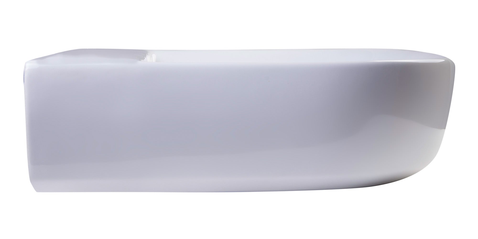 ALFI brand  AB111  24" White D-Bowl Porcelain Wall Mounted Bath Sink