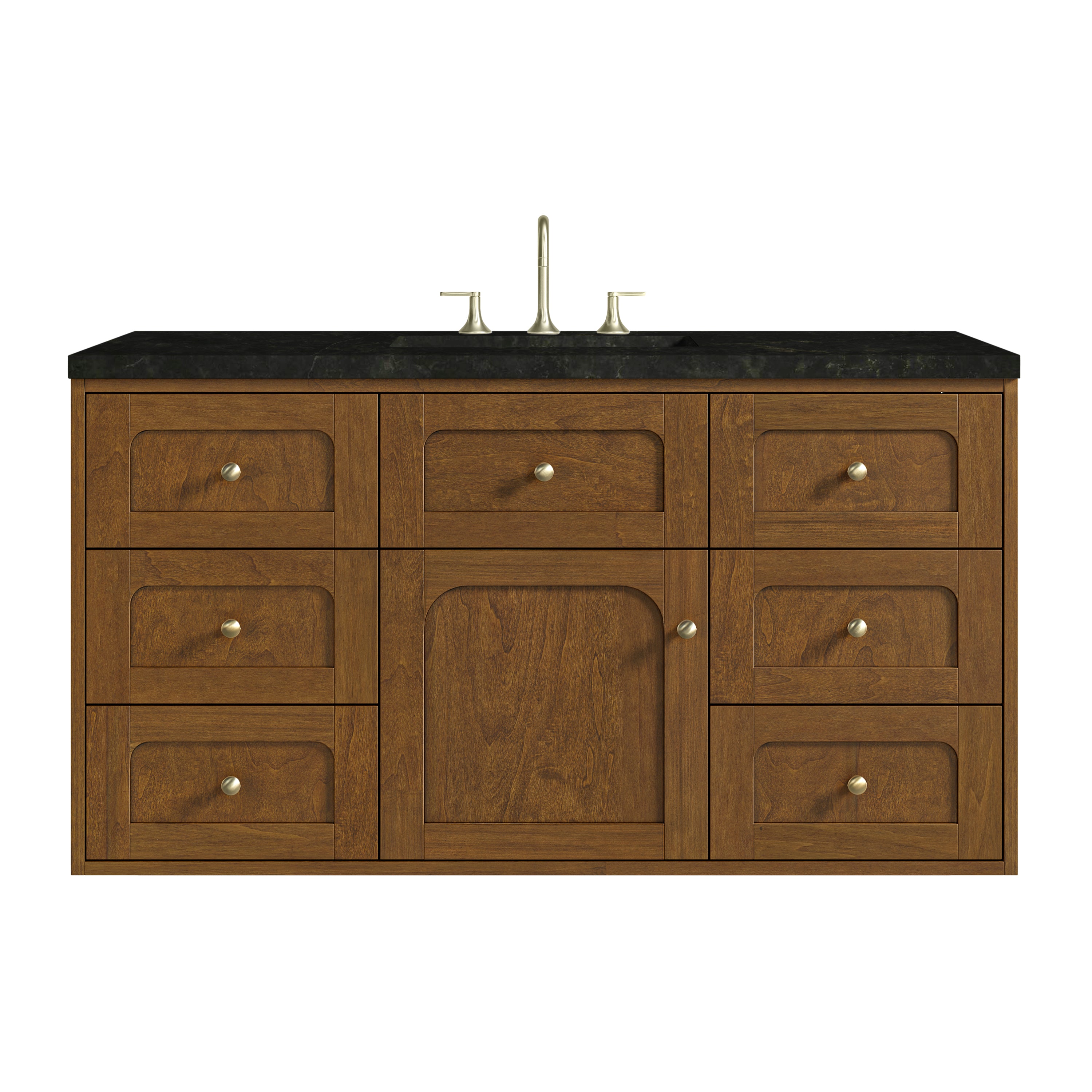 James Martin Laurent 48" Single Vanity in Honey Oak with 3cm Countertop