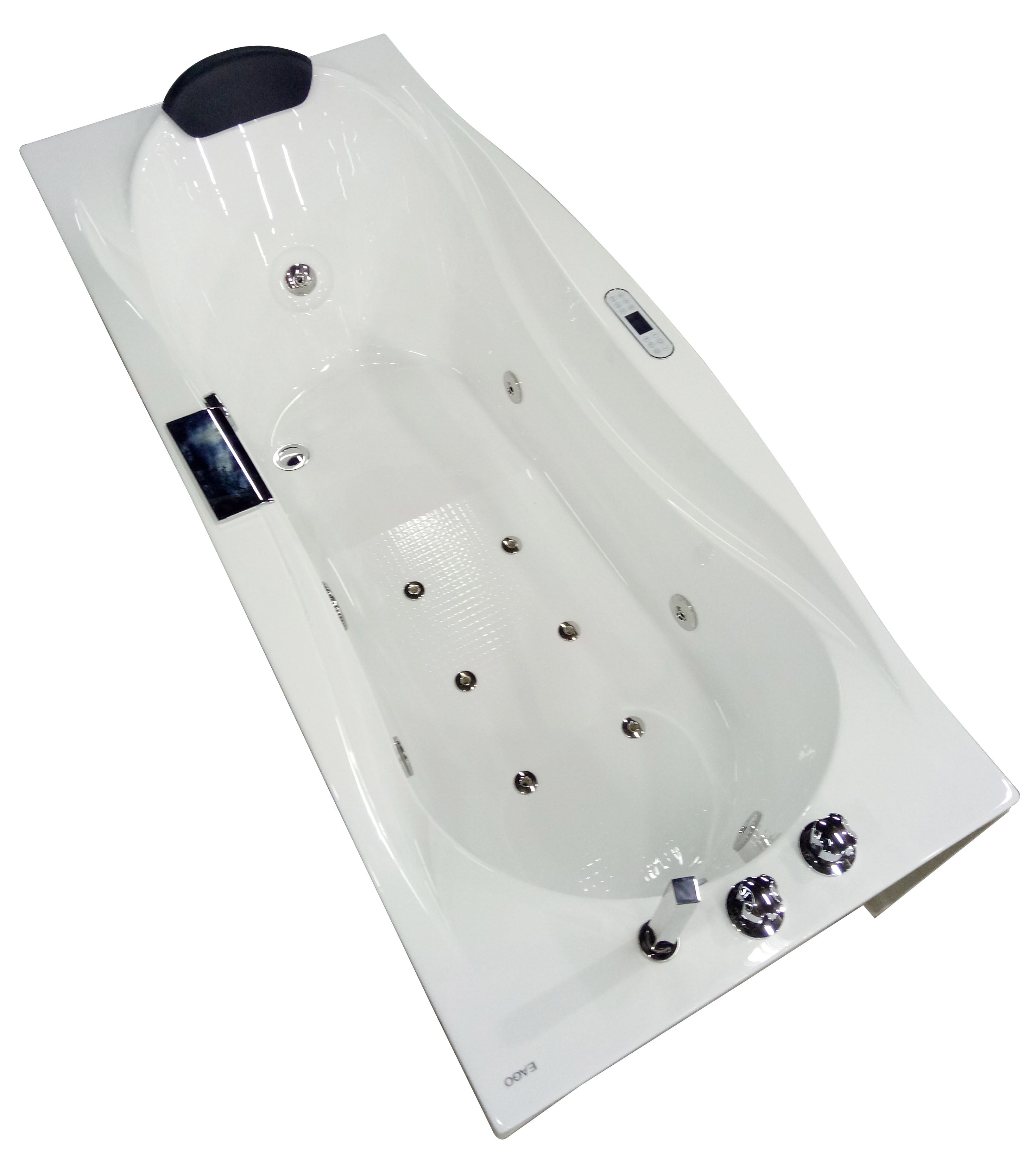 EAGO AM189ETL-L 6′ Acrylic Whirlpool Bathtub with Waterfall & Fixtures