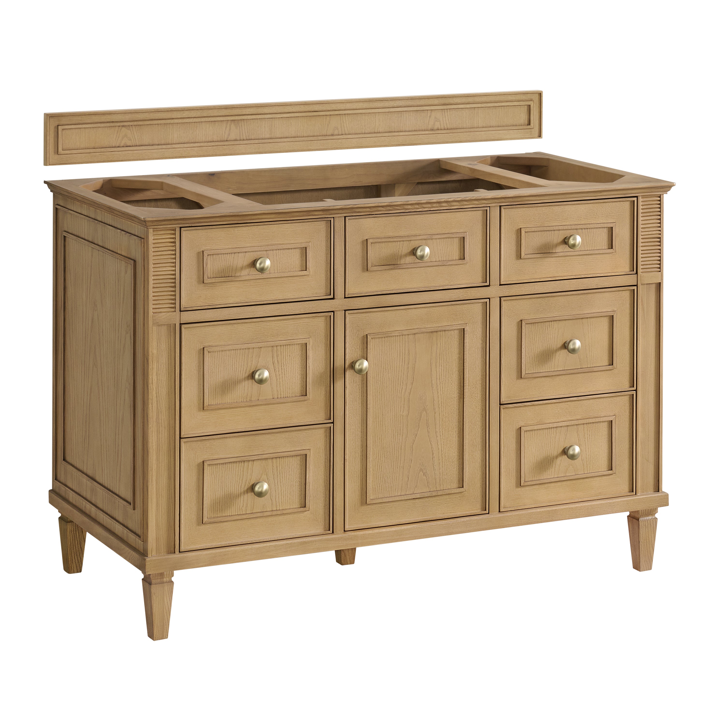 James Martin Lorelai 48" Single Vanity in Light Natural Oak with 3cm Countertop