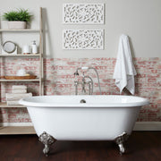 Maidstone Paloma Cast Iron Double Ended Clawfoot Bathtub - No Faucet Drillings