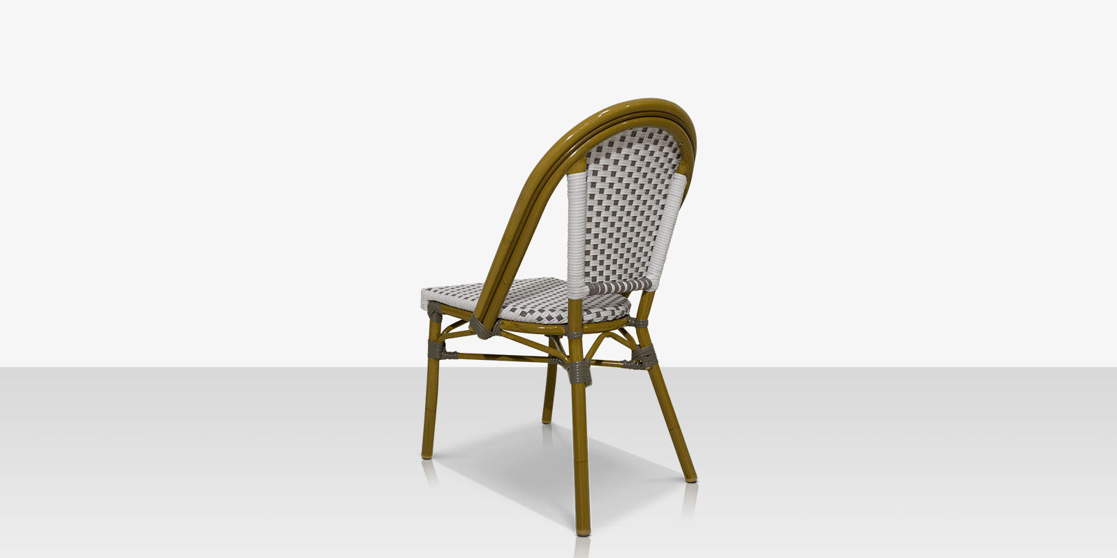 Paris Dining Side Chair - Gray and White