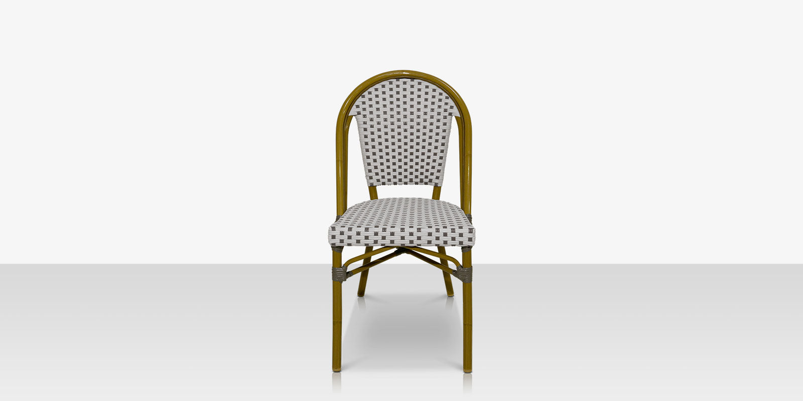 Paris Dining Side Chair - Gray and White