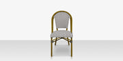 Paris Dining Side Chair - Gray and White