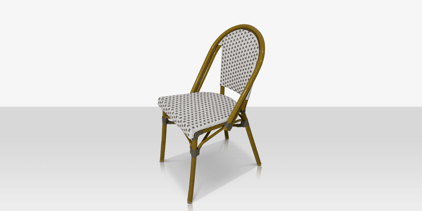 Paris Dining Side Chair - Gray and White