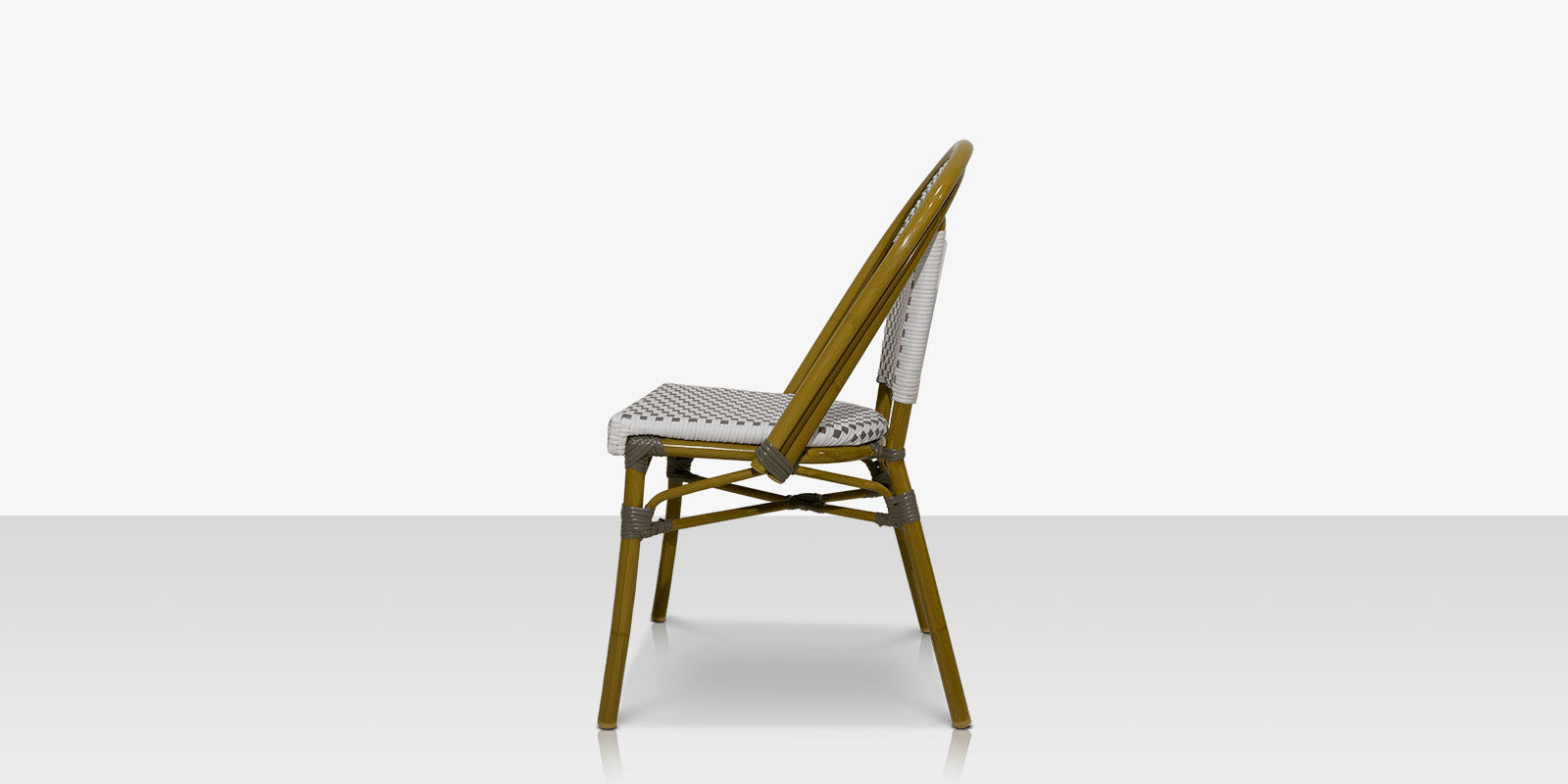 Paris Dining Side Chair - Gray and White