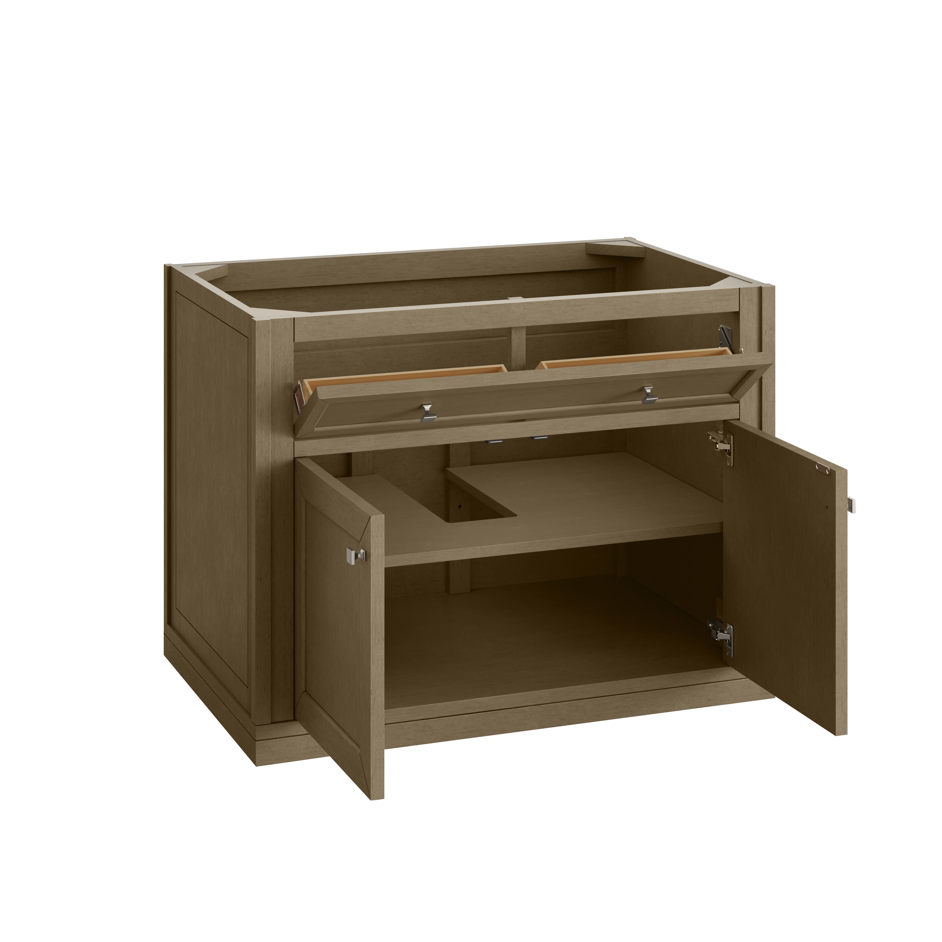 James Martin Chicago 36" Single Vanity in Walnut Whisper with 3cm Countertop