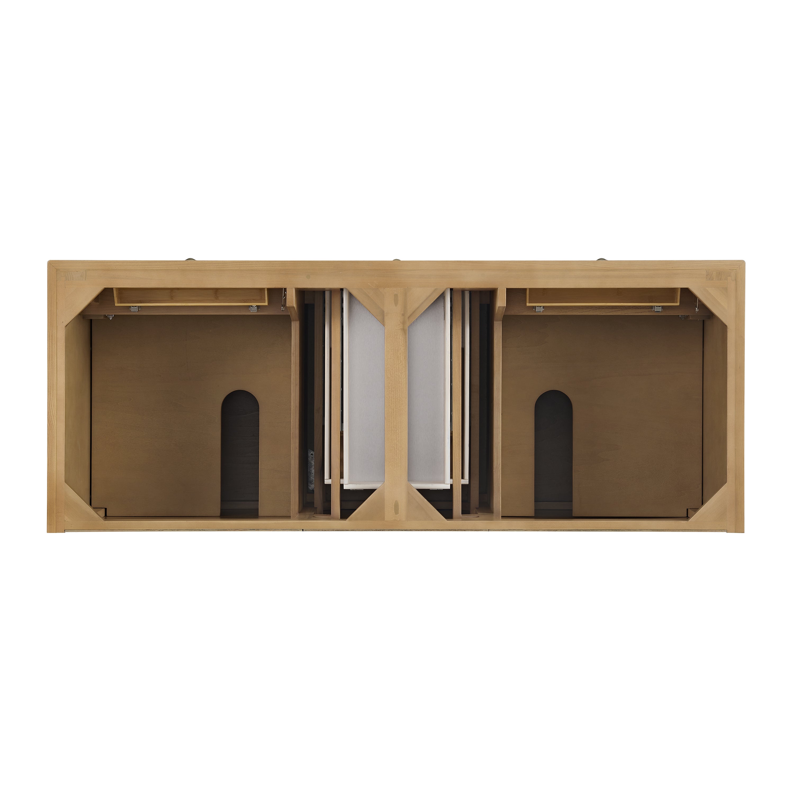 James Martin Lorelai 60" Double Vanity in Light Natural Oak with 3cm Countertop