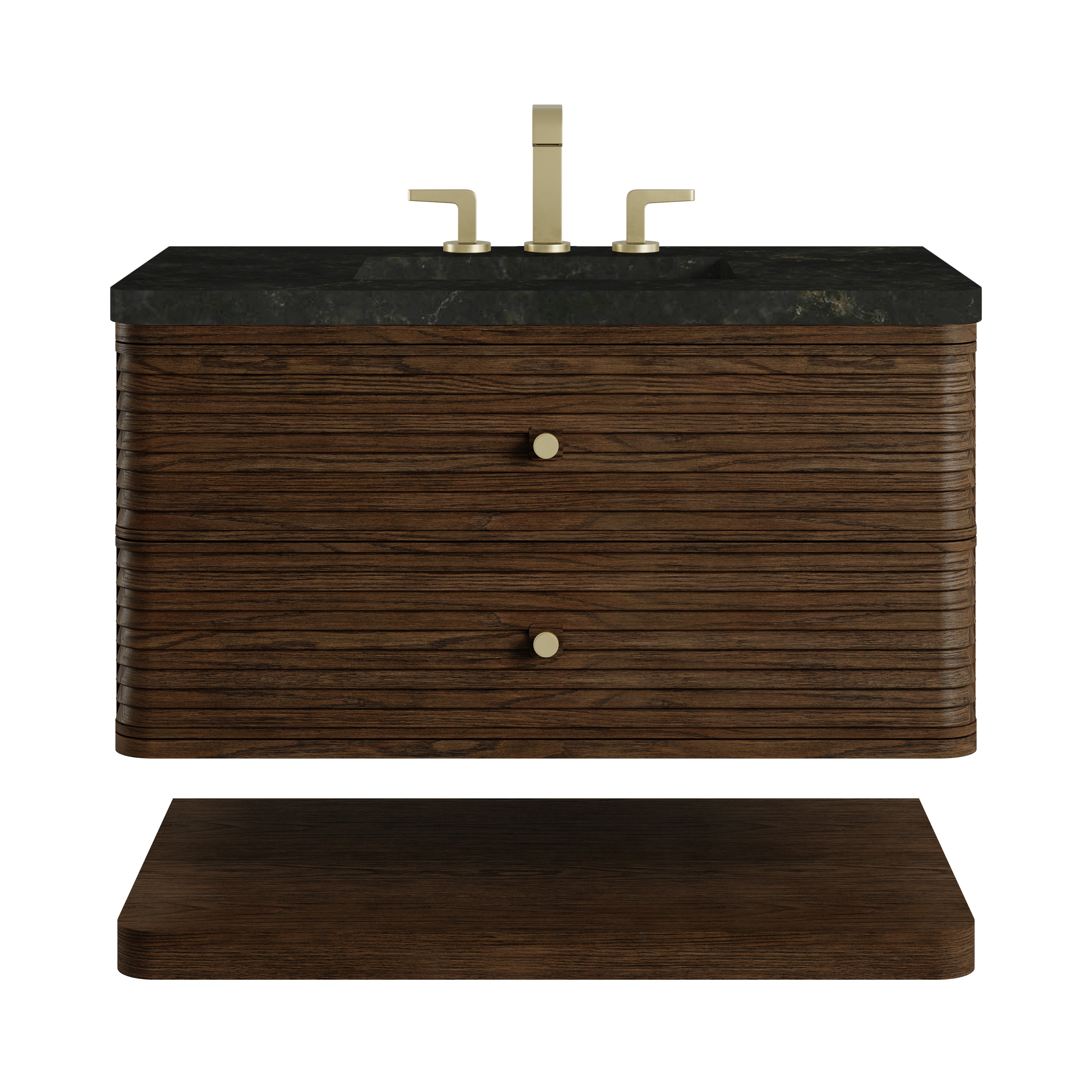 James Martin Allamari 36" Single Vanity in Sable with 3cm Countertop