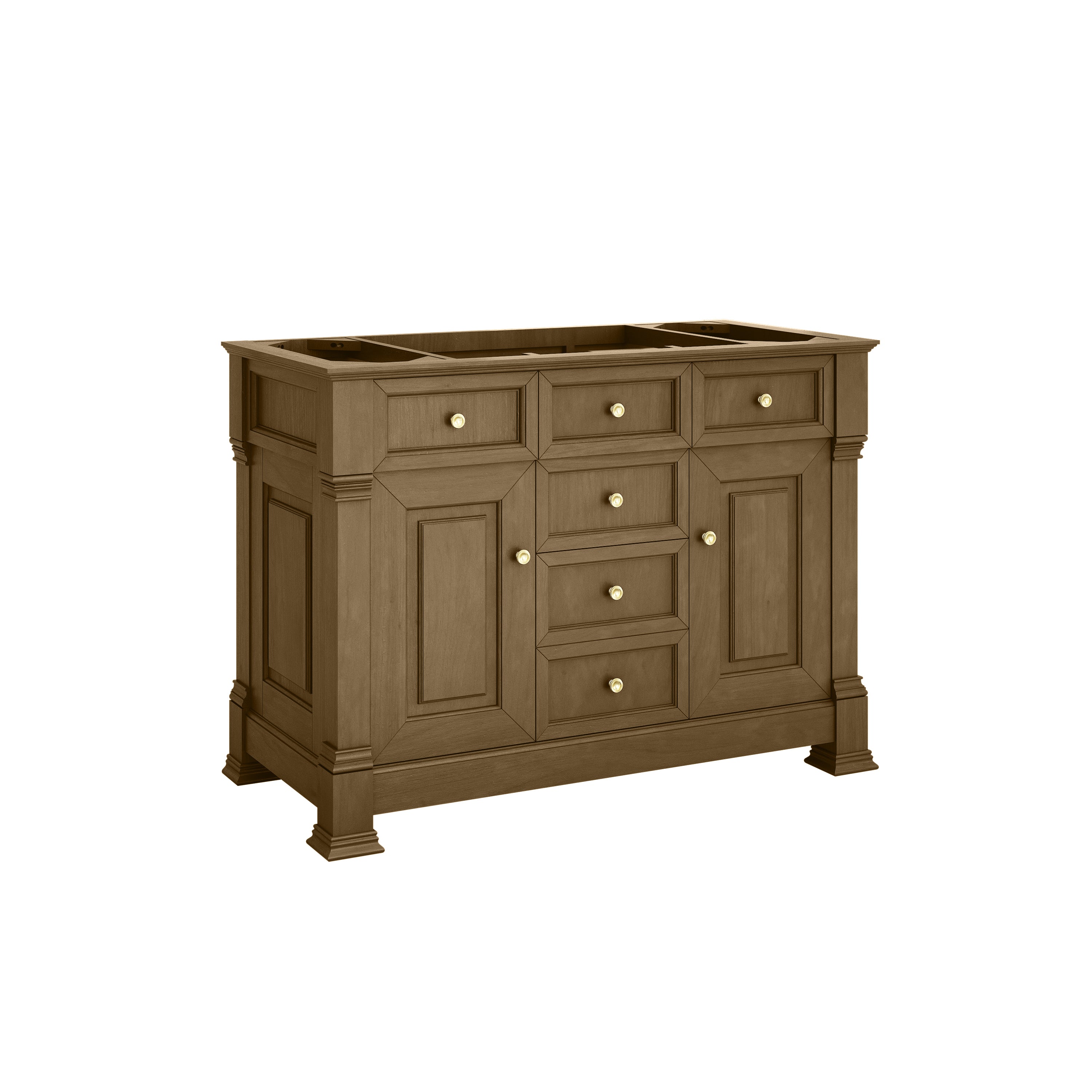 James Martin Brookfield 48" Single Vanity in Honey Oak with 3cm Countertop