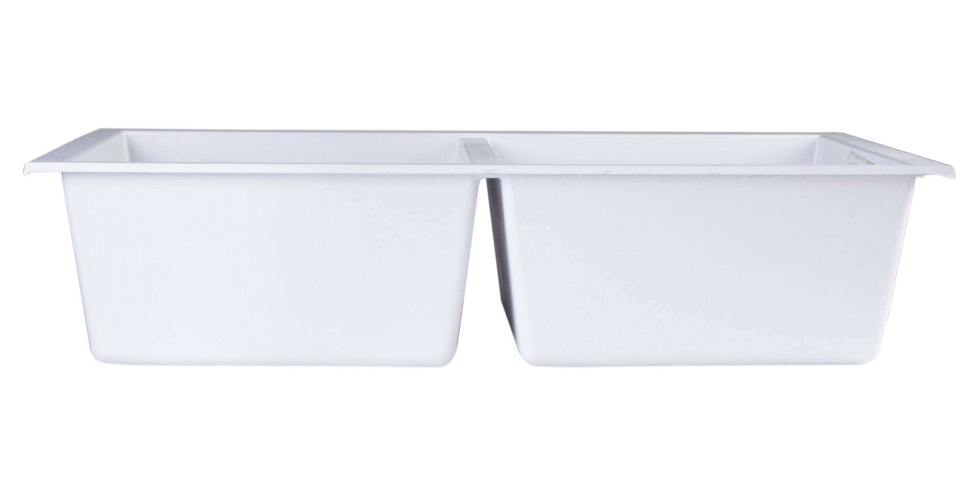 ALFI brand AB3420UM 34" Undermount Double Bowl Granite Composite Kitchen Sink