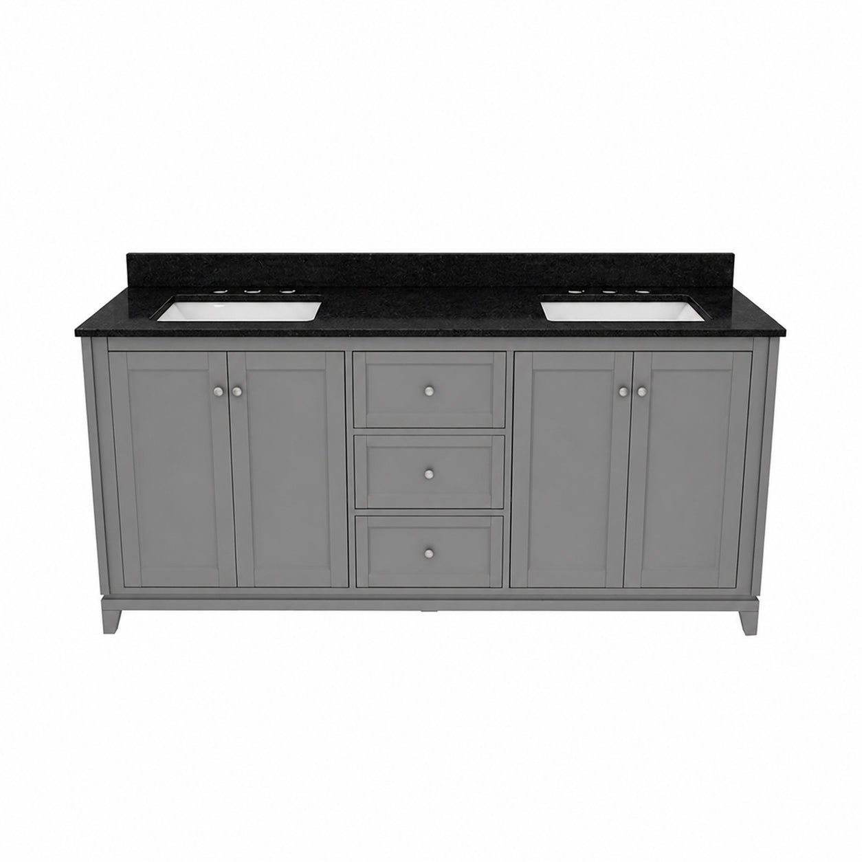 MAIDSTONE Placid 72 Inch Oak Vanity
