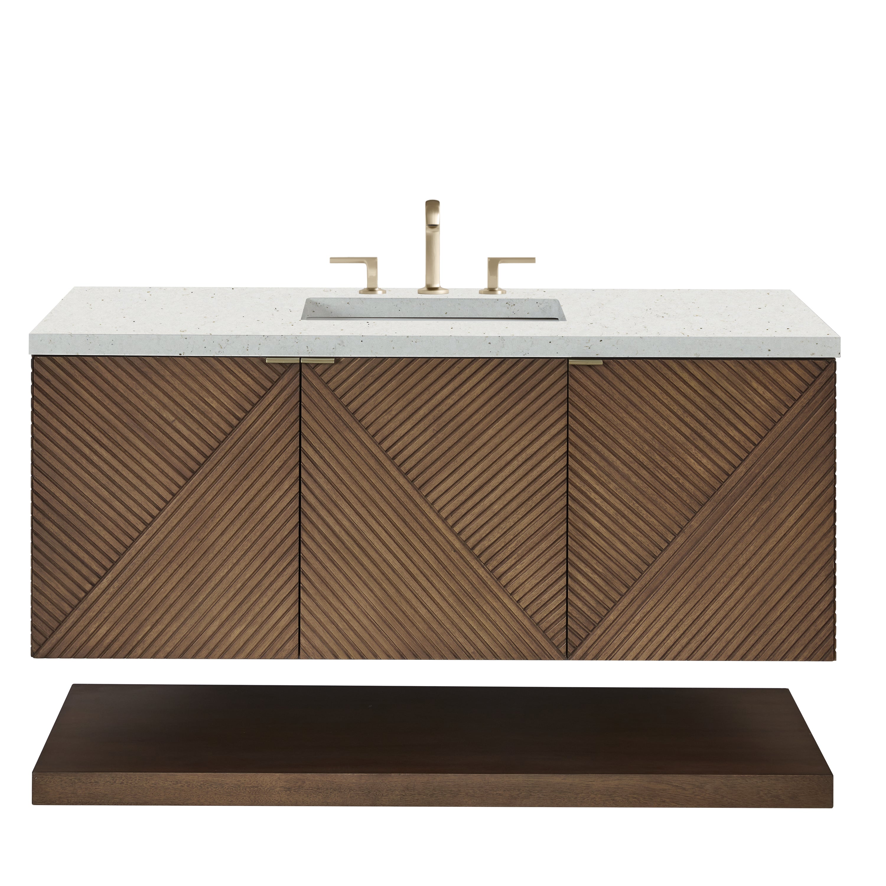 James Martin Marcello 48" Single Vanity in Chestnut with 3cm Countertop