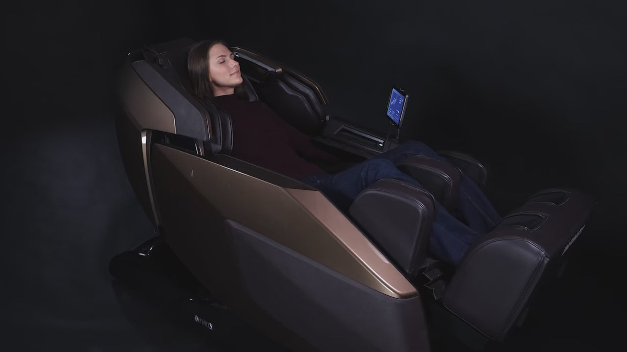 Load video: Infinity Imperial® Syner-D® Massage Chair – Dual Mechanism 4D Luxury Massage
