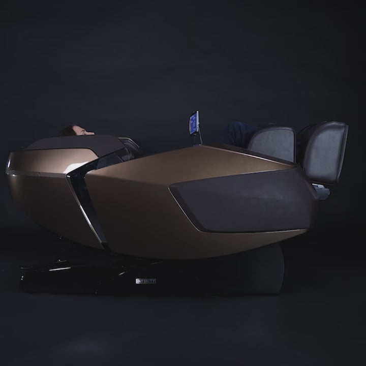 Load video: Infinity Imperial® Syner-D® Massage Chair – Dual Mechanism 4D Luxury Massage