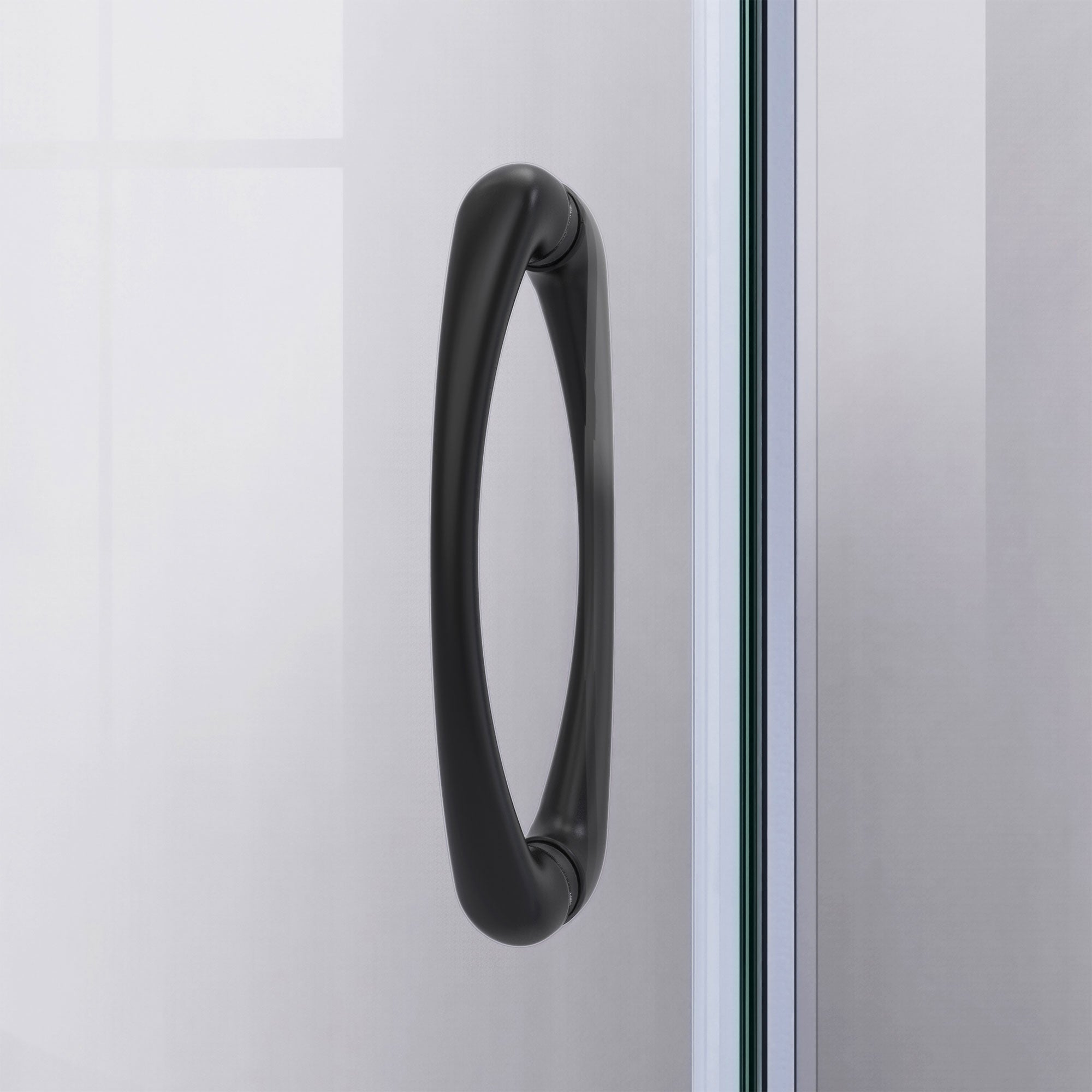 DreamLine Prime 38 inch D x 38 inch W x 74 3/4 inch H Semi-Frameless Sliding Clear Shower Enclosure  with  Shower Base Kit