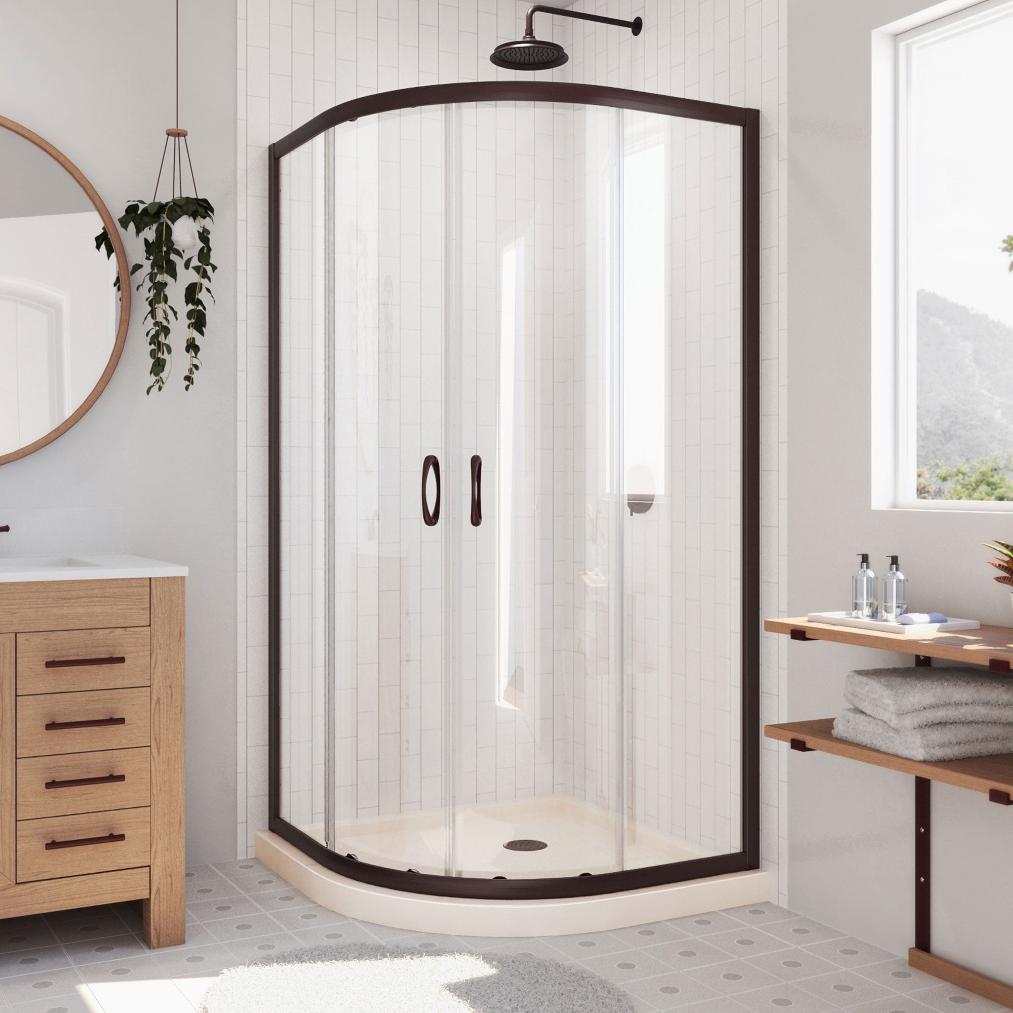 DreamLine Prime 33" W Shower Enclosure Kit