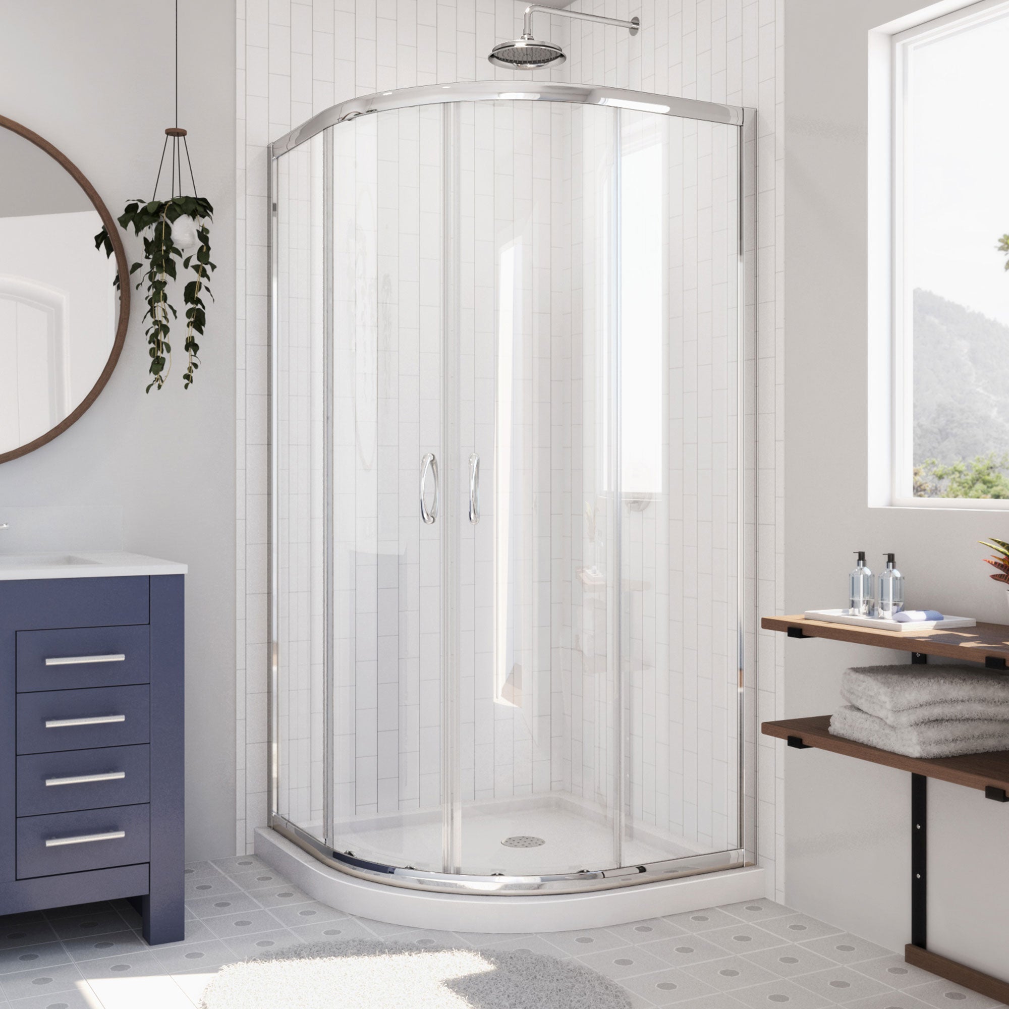 DreamLine Prime 33" W Shower Enclosure Kit