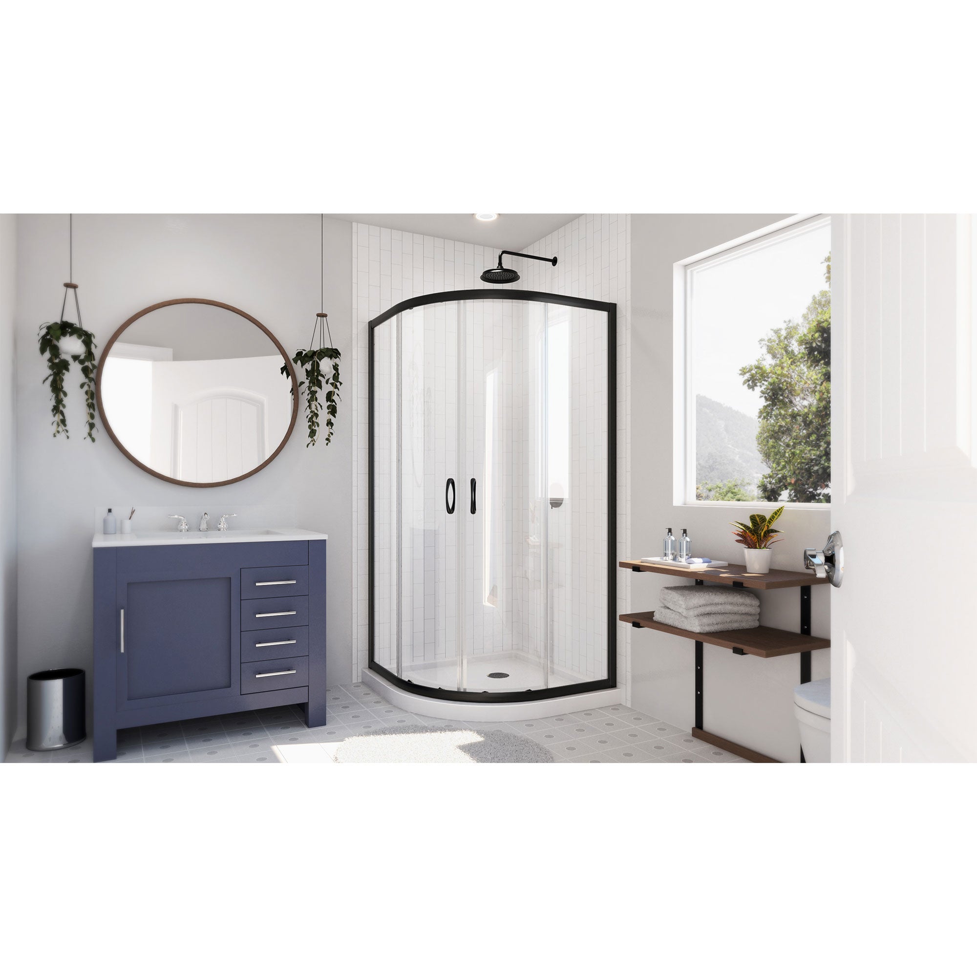 DreamLine Prime 33" W Shower Enclosure Kit