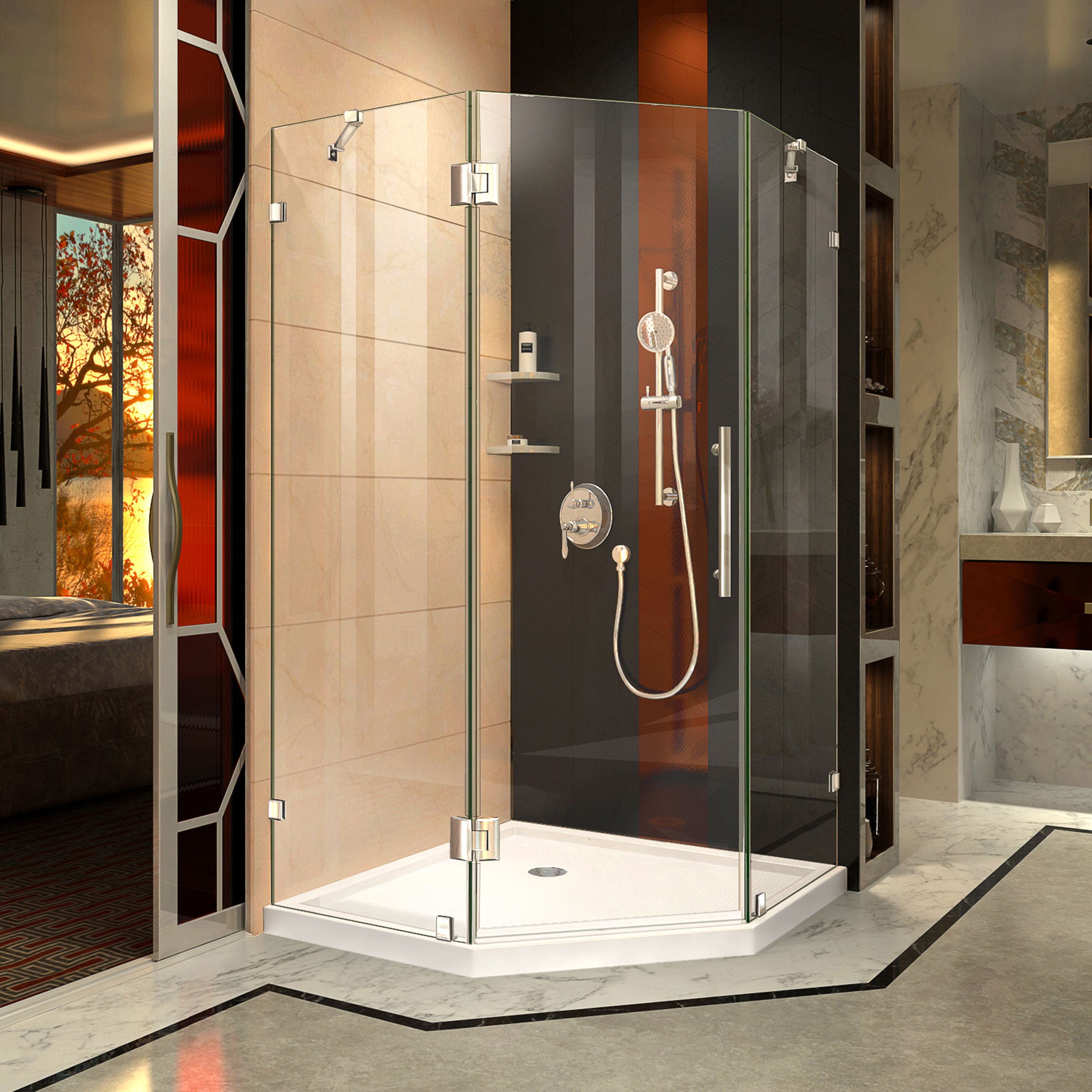 DreamLine Prism Lux 40.38" W Shower Enclosure