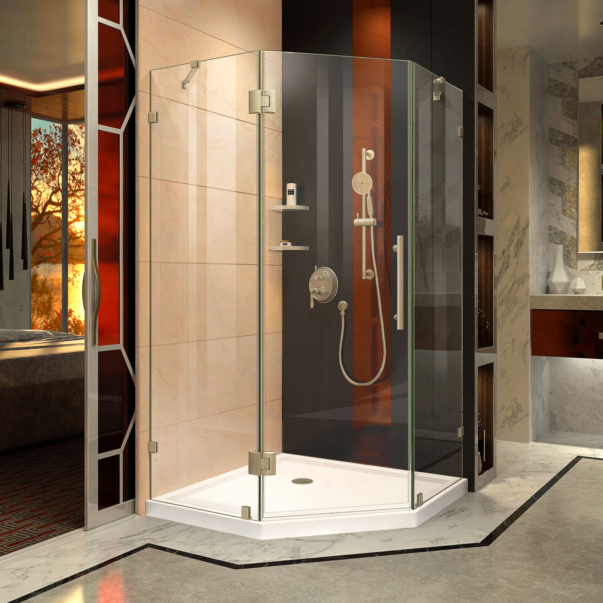 DreamLine Prism Lux 36.31" W Shower Enclosure