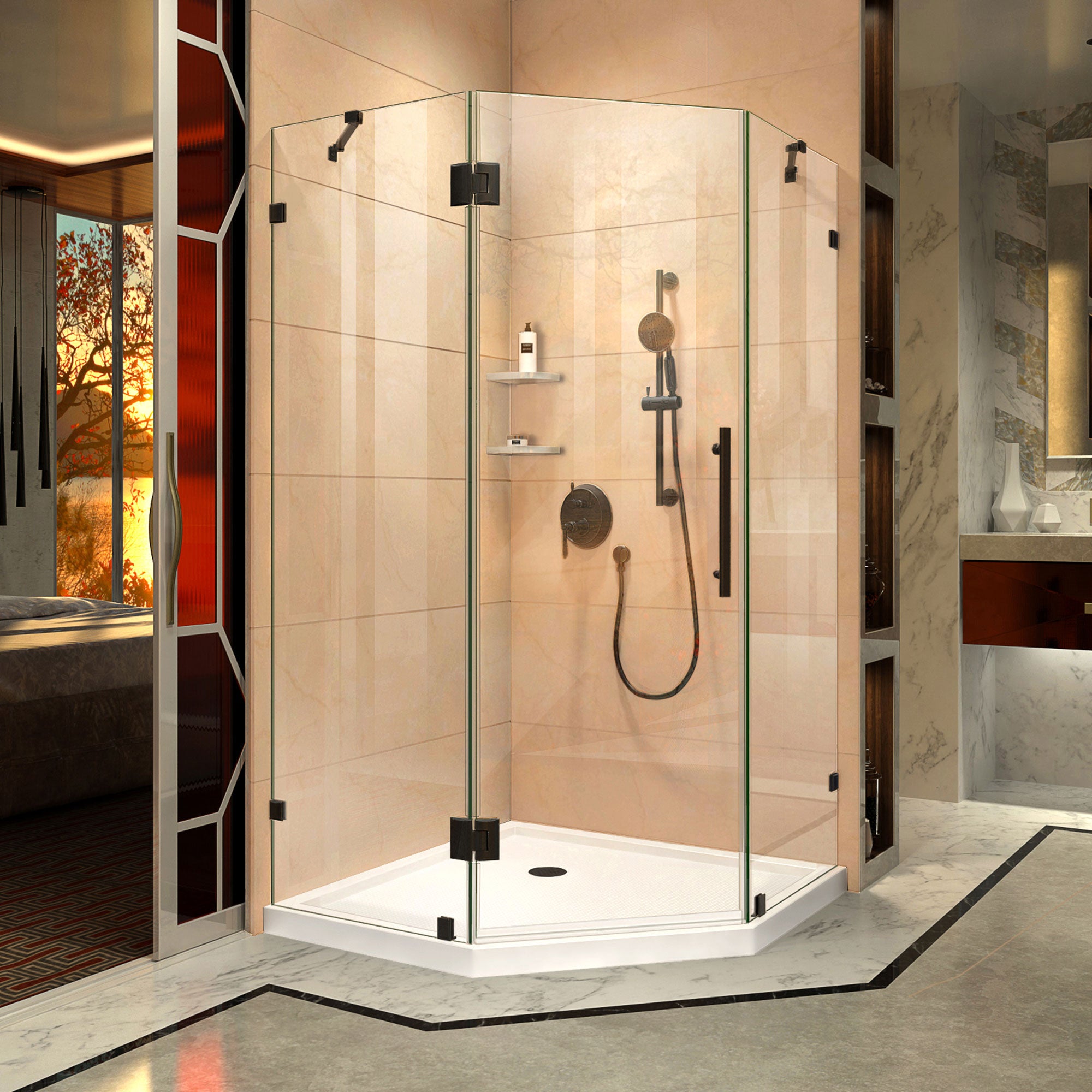 DreamLine Prism Lux 36.31" W Shower Enclosure