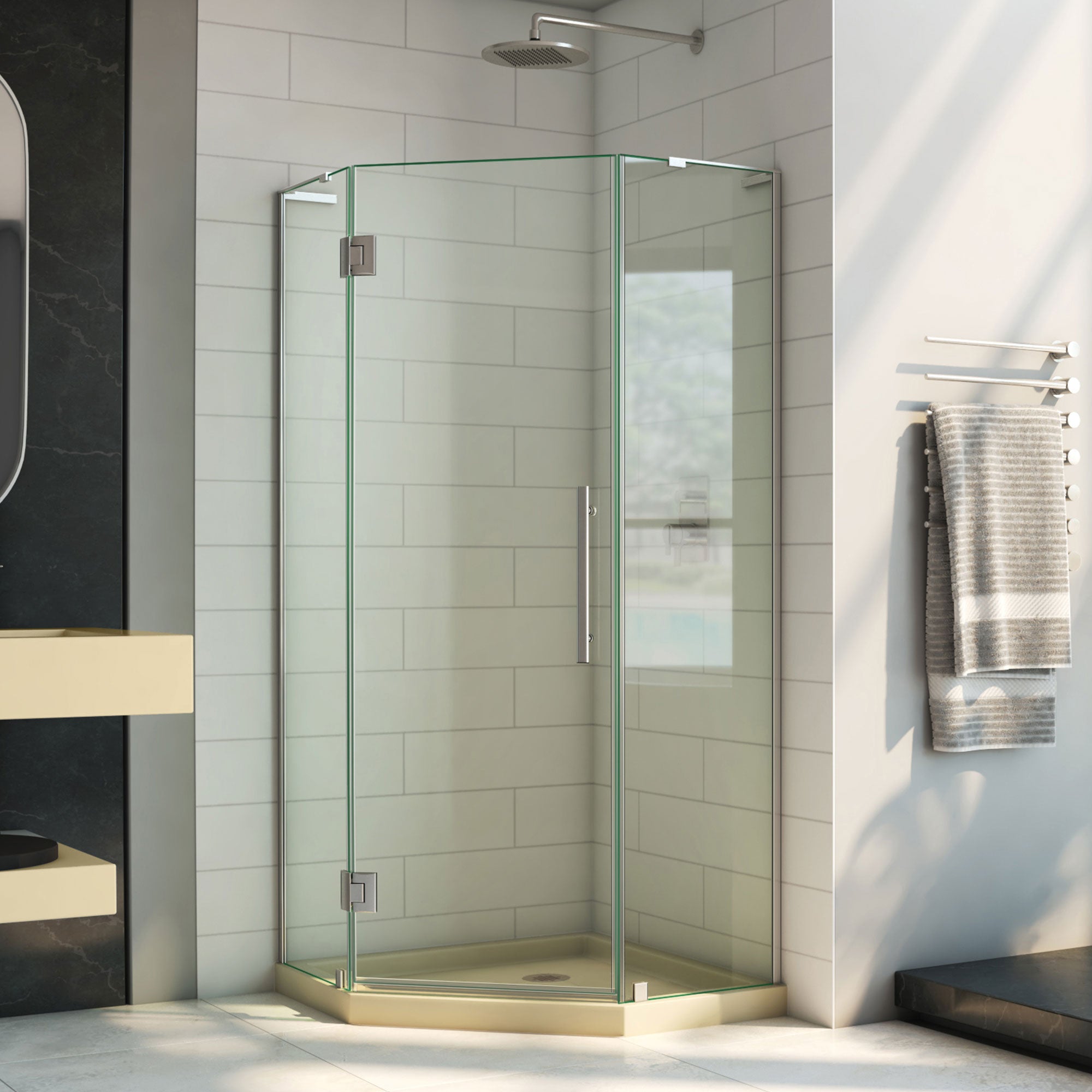 DreamLine Prism Plus 38" W Shower Enclosure Kit