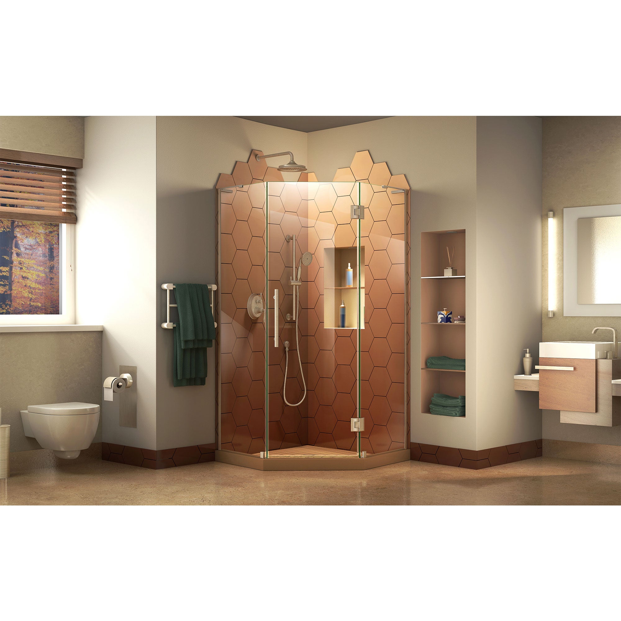 DreamLine Prism Plus 34" W Shower Enclosure